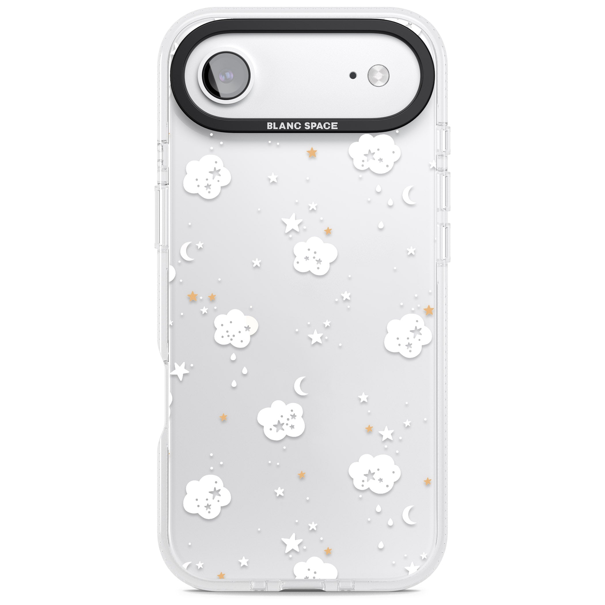 Starry Night Cloud iPhone 17 Air Impact Air Clear Phone Case