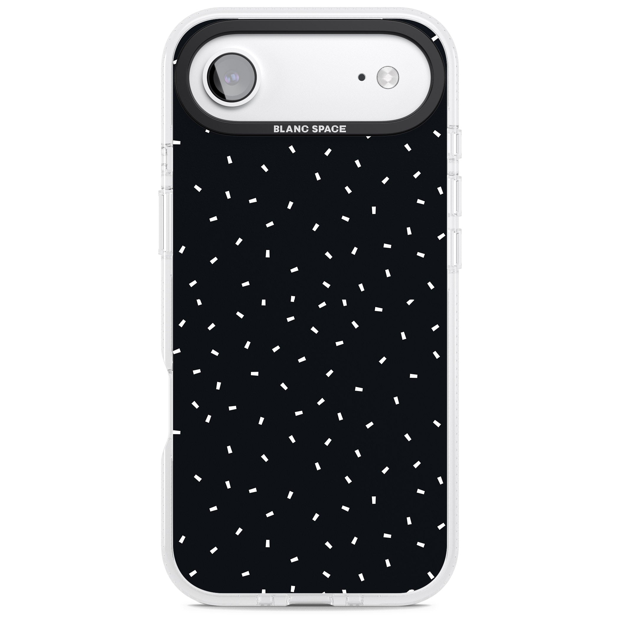 Confetti (Black) iPhone 17 Air Impact Air Clear Phone Case