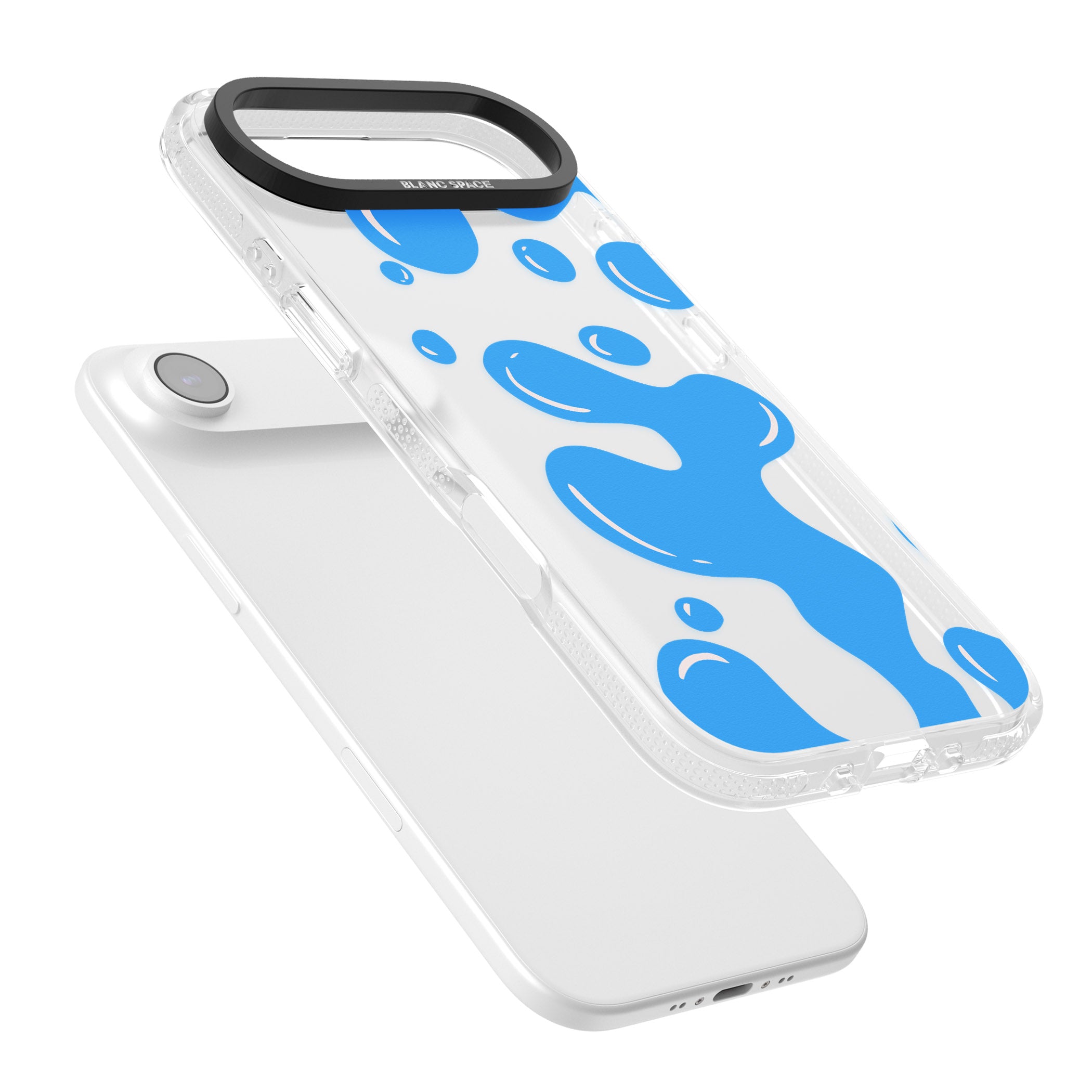 Blue Lava Lamp iPhone 17 Air Impact Air Clear Phone Case Colours