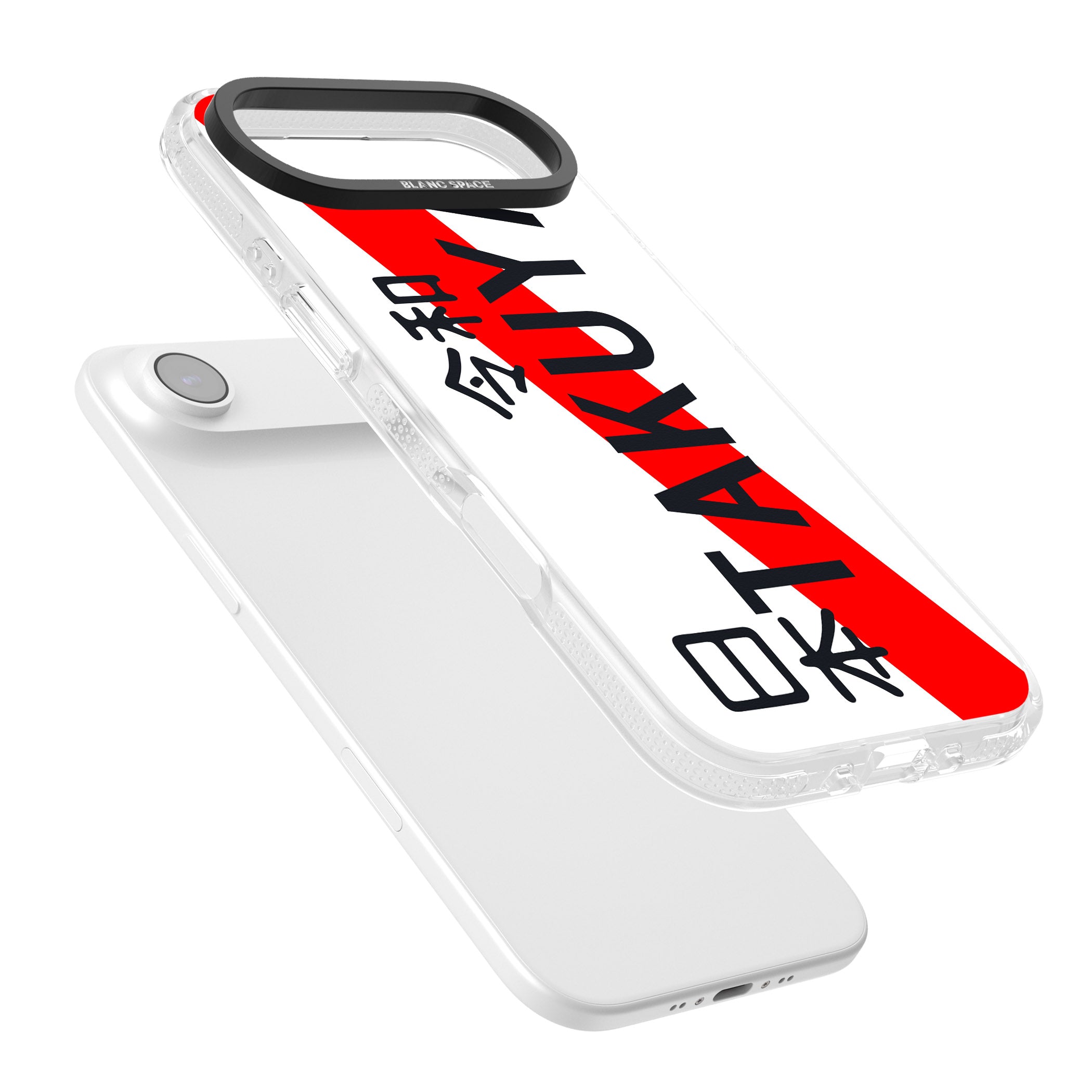 Personalised Japanese License Plate iPhone 17 Air Impact Air Clear Phone Case Colours