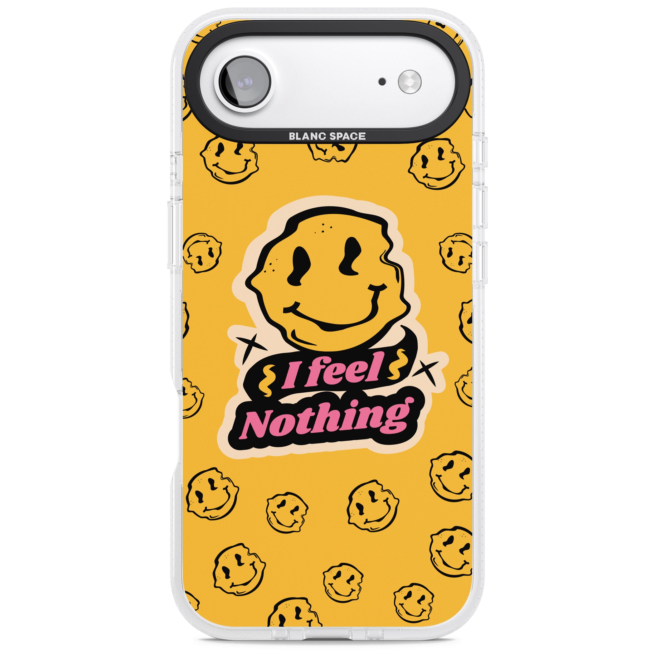 I Feel Nothing iPhone 17 Air Impact Air Clear Phone Case
