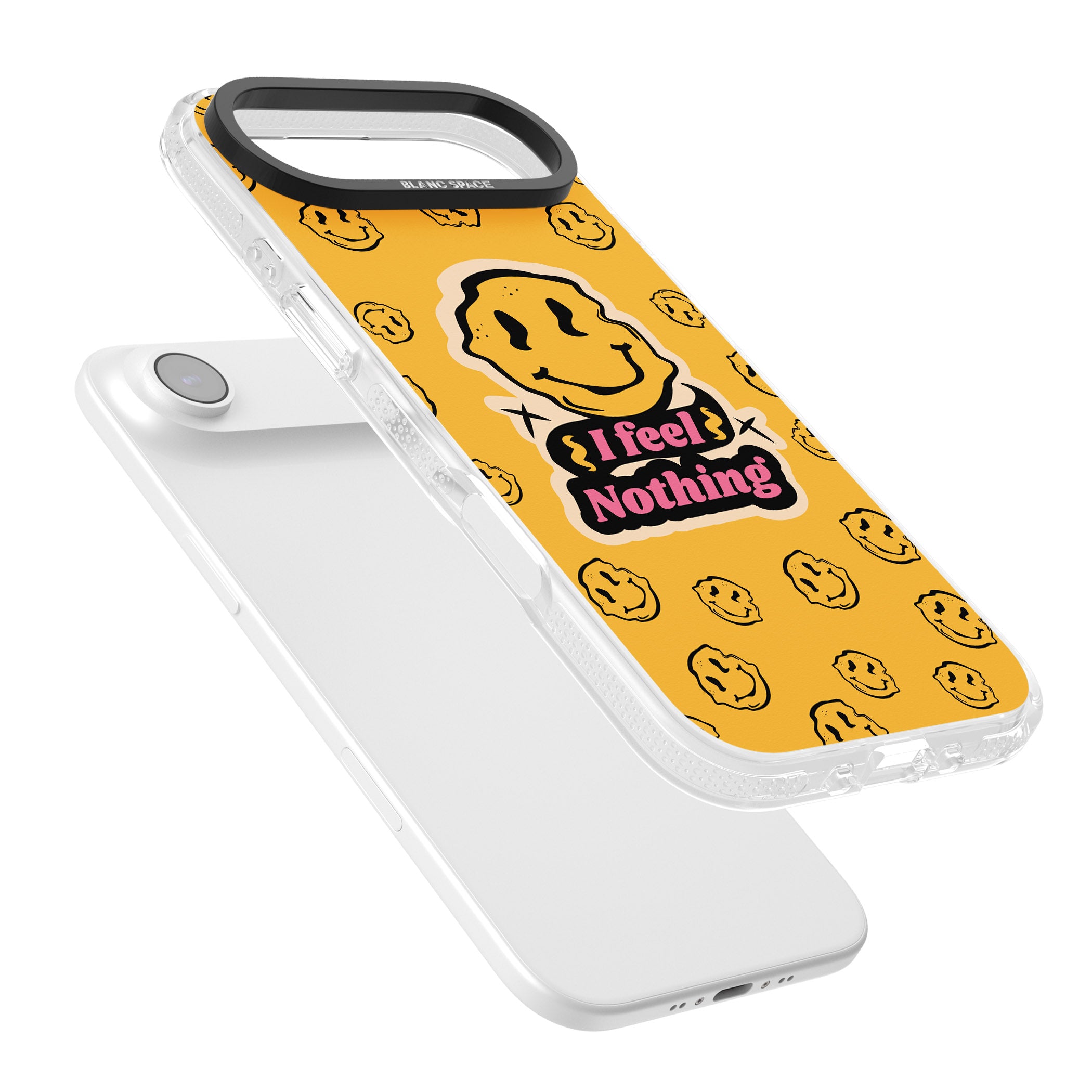 I Feel Nothing iPhone 17 Air Impact Air Clear Phone Case Colours