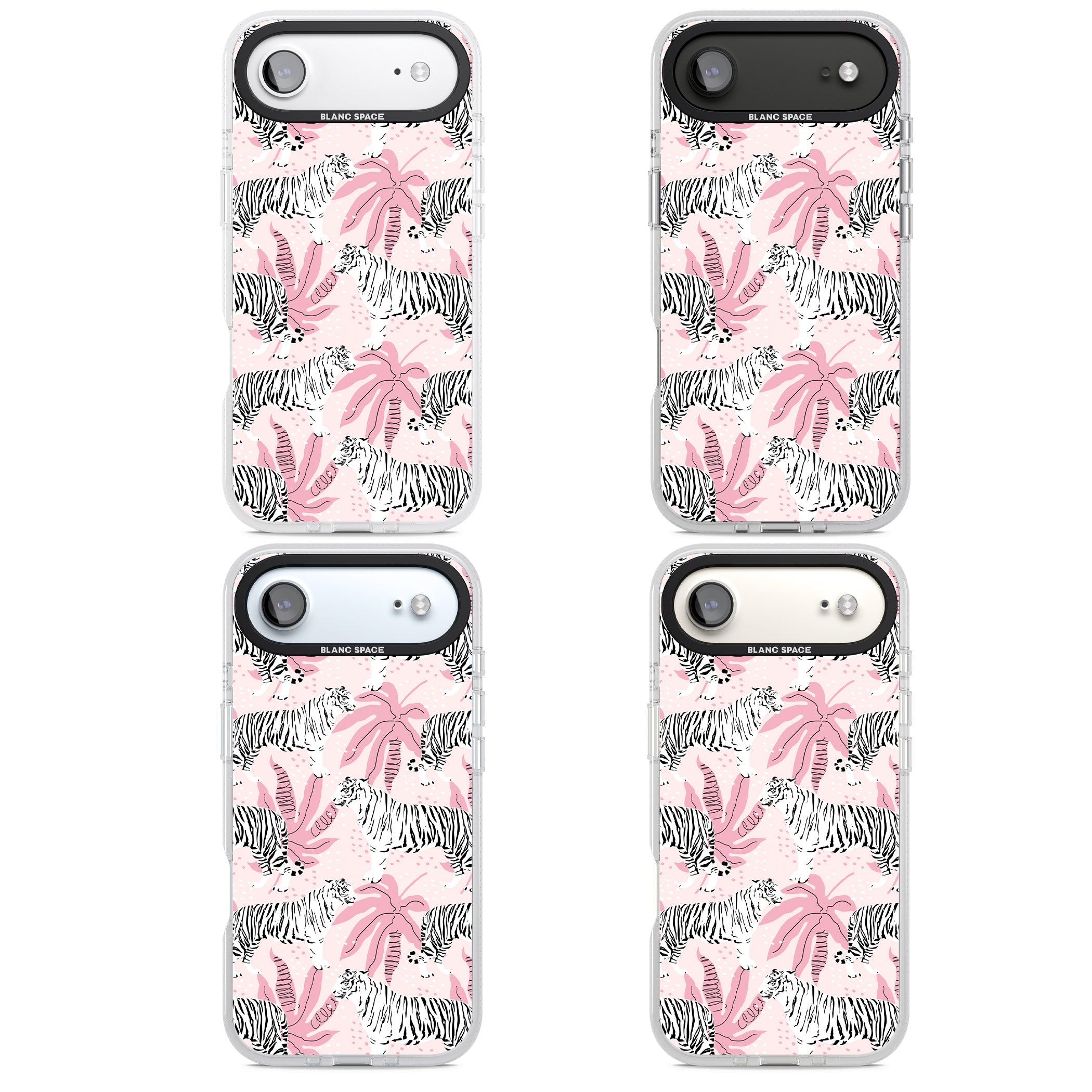 Pink Tiger Palm iPhone 17 Air Impact Air Clear Phone Case APT Impact Protection
