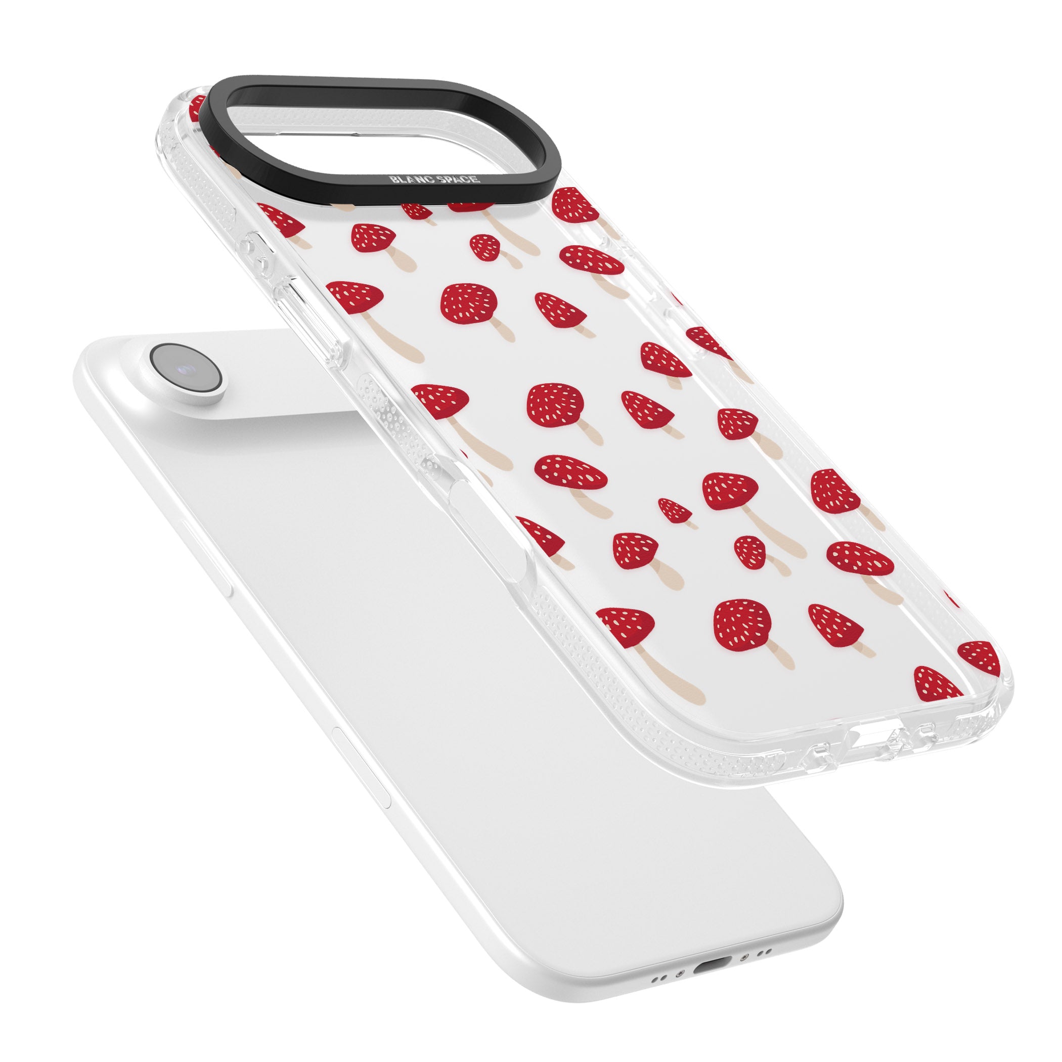 Magical Mushroom Pattern iPhone 17 Air Impact Air Clear Phone Case Colours