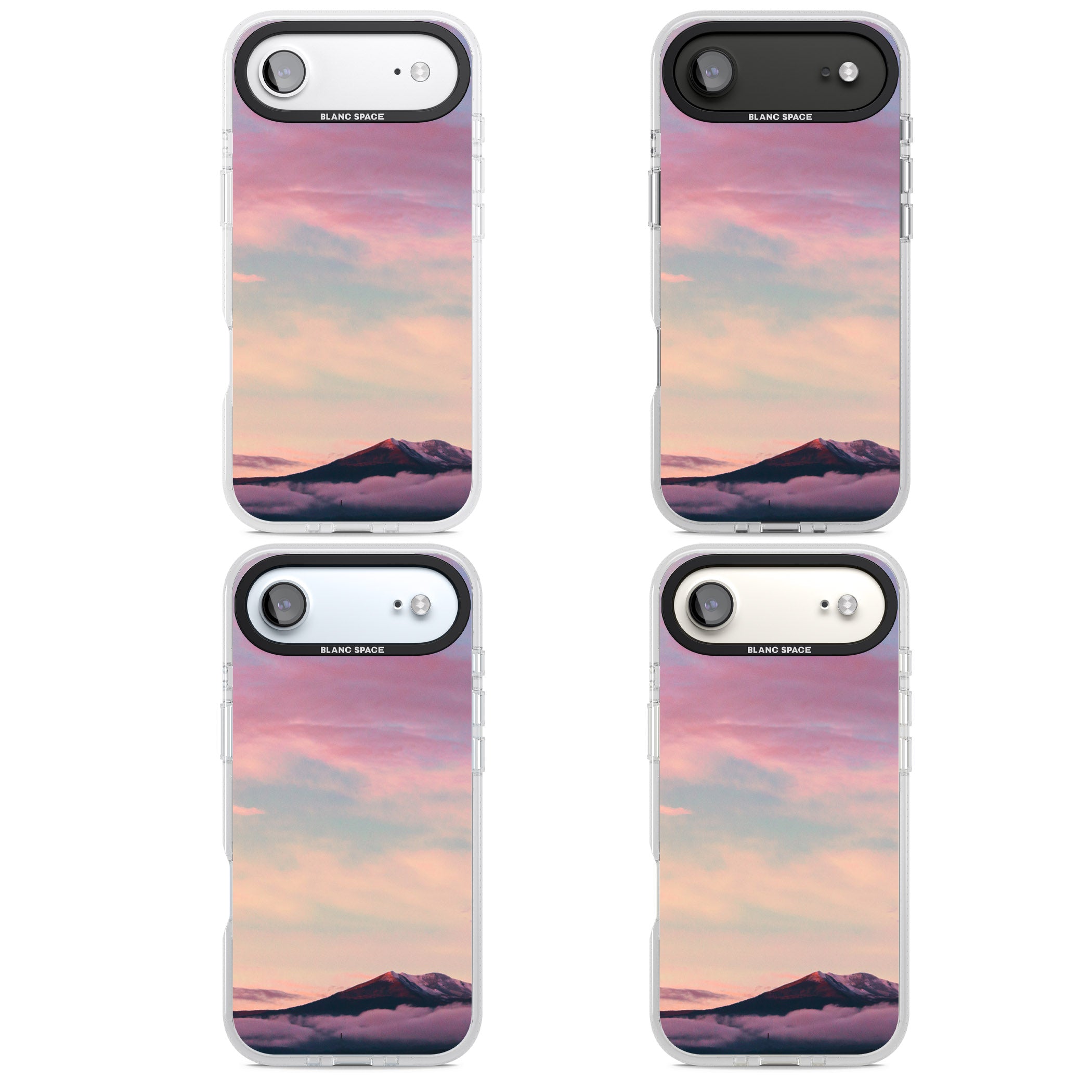 Pastel Mountain Sunset iPhone 17 Air Impact Air Clear Phone Case APT Impact Protection