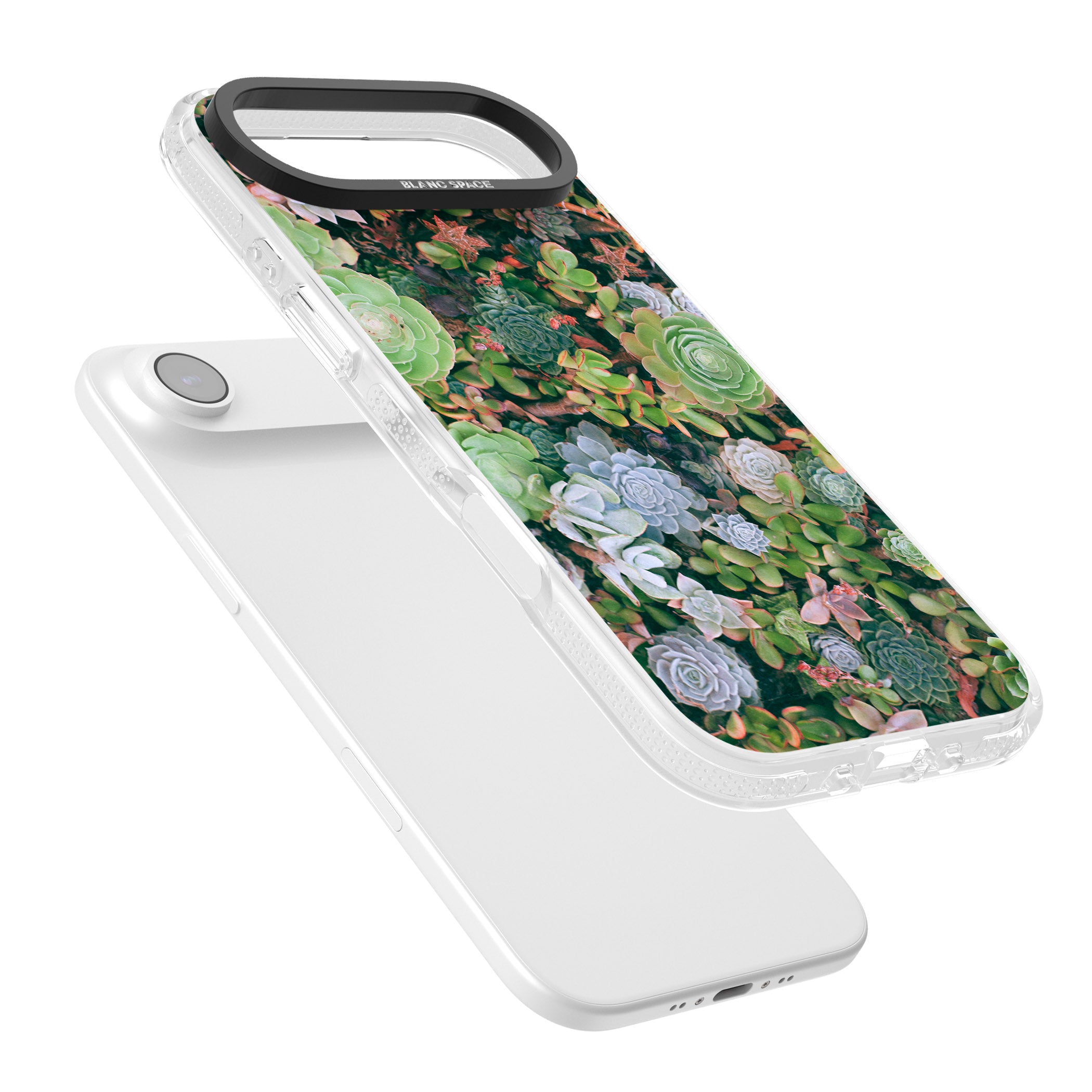 Succulent Garden iPhone 17 Air Impact Air Clear Phone Case Colours