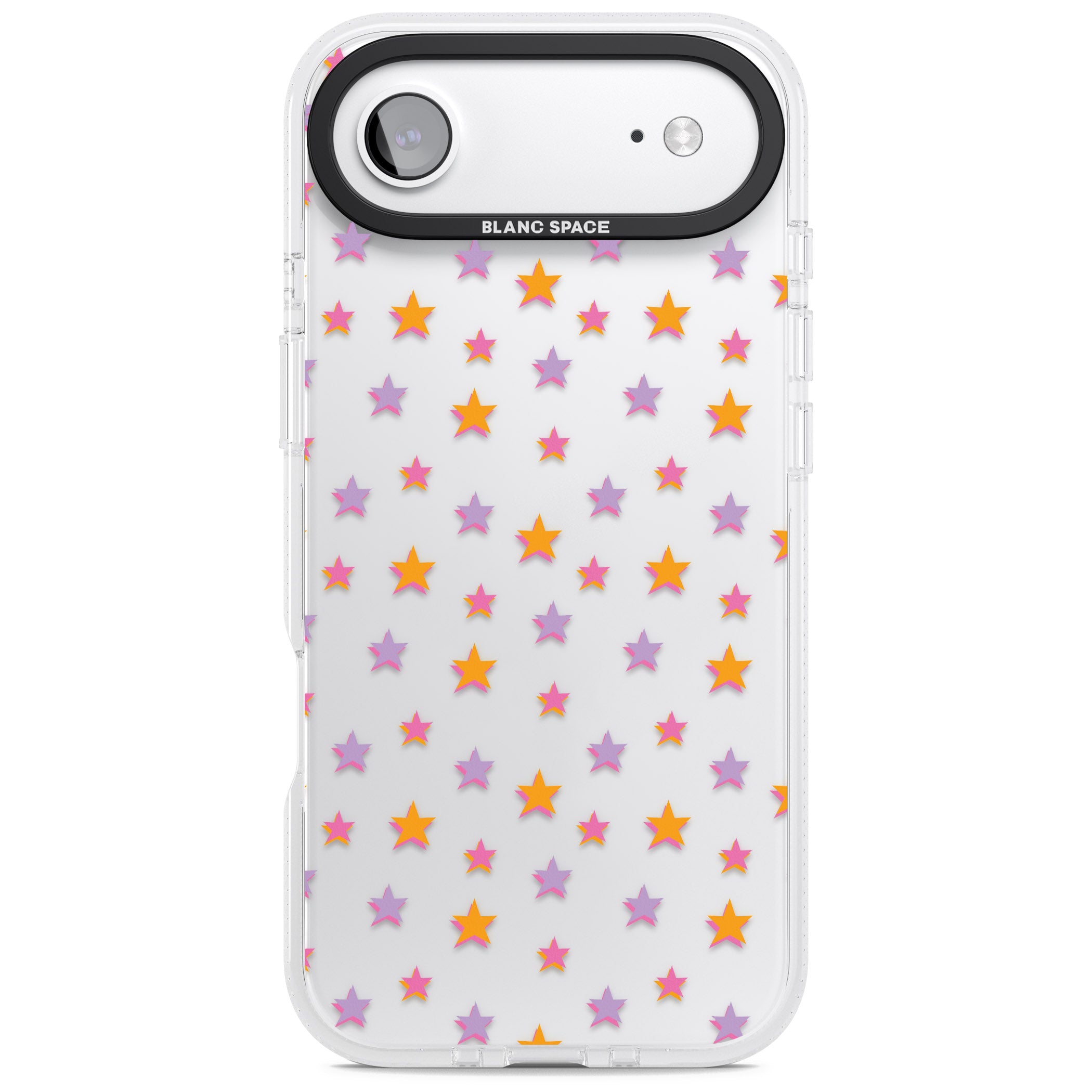 Spangling Stars Pattern iPhone 17 Air Impact Air Clear Phone Case