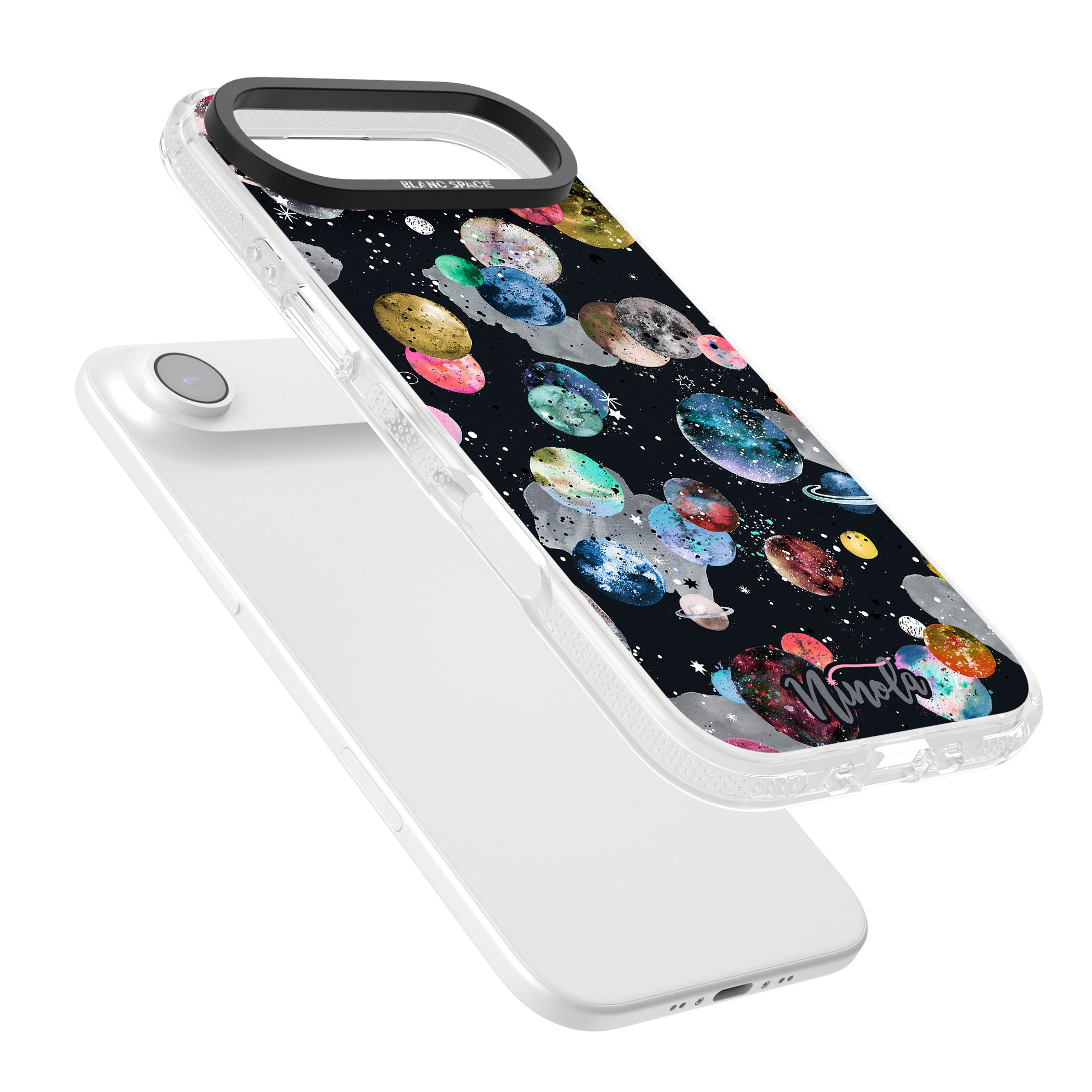 Cosmic Galaxy iPhone 17 Air Impact Air Clear Phone Case Colours