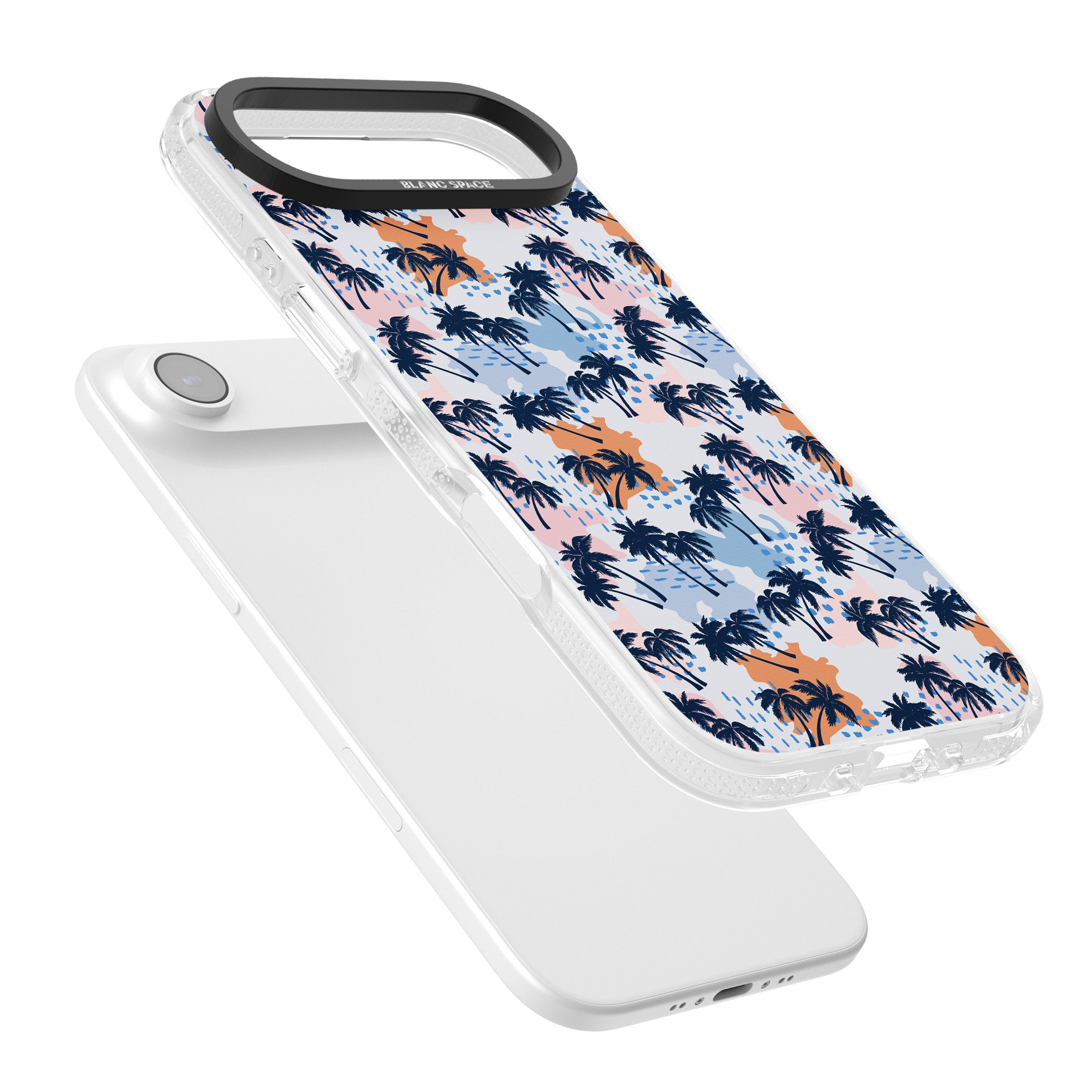 Tropical Vibes Palm iPhone 17 Air Impact Air Clear Phone Case Colours