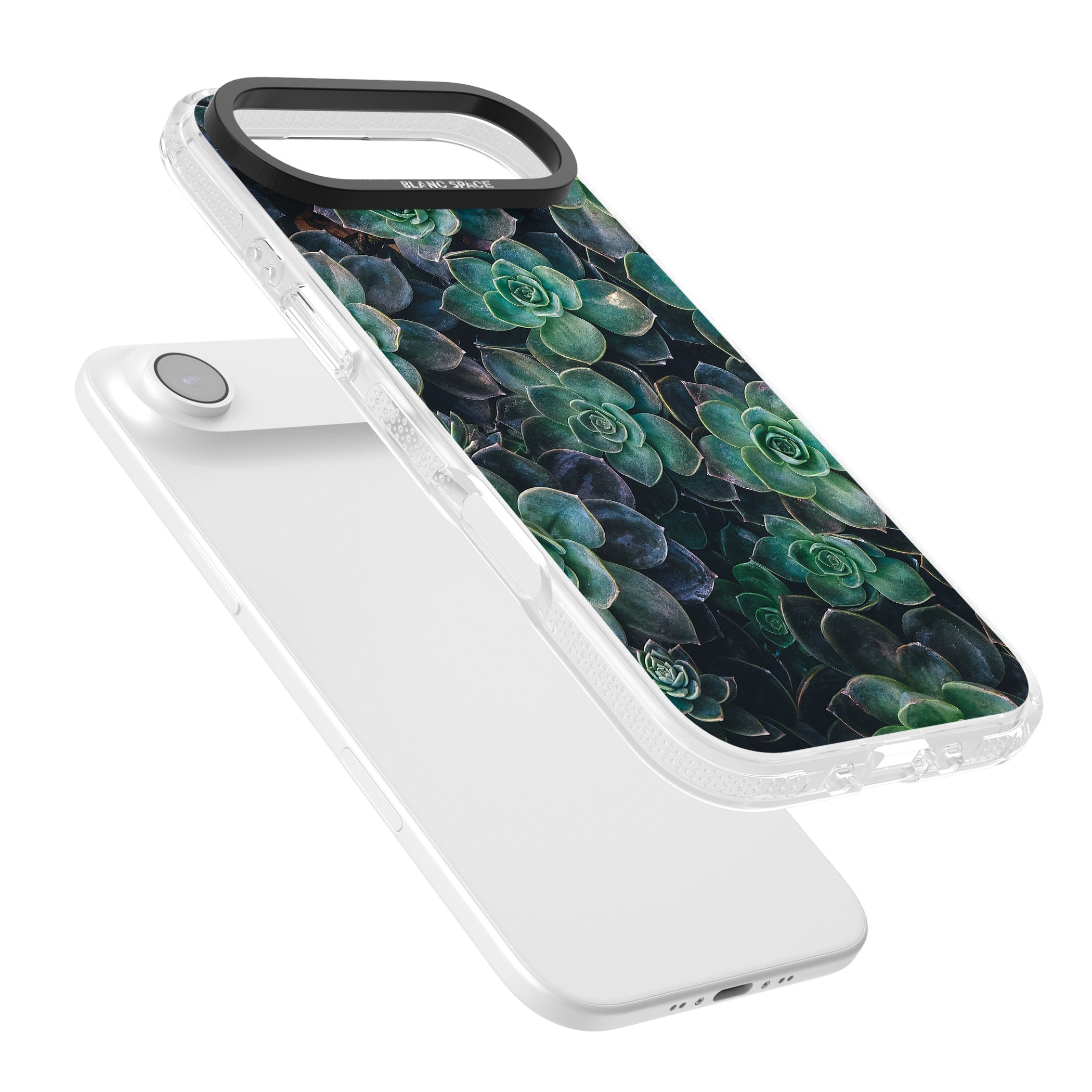 Succulent Bloom Botanical iPhone 17 Air Impact Air Clear Phone Case Colours