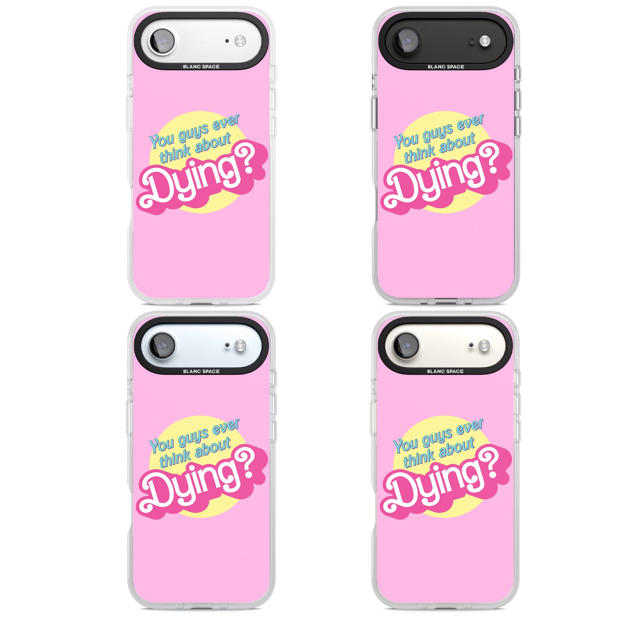 Ever Think About Dying? iPhone 17 Air Impact Air Clear Phone Case APT Impact Protection