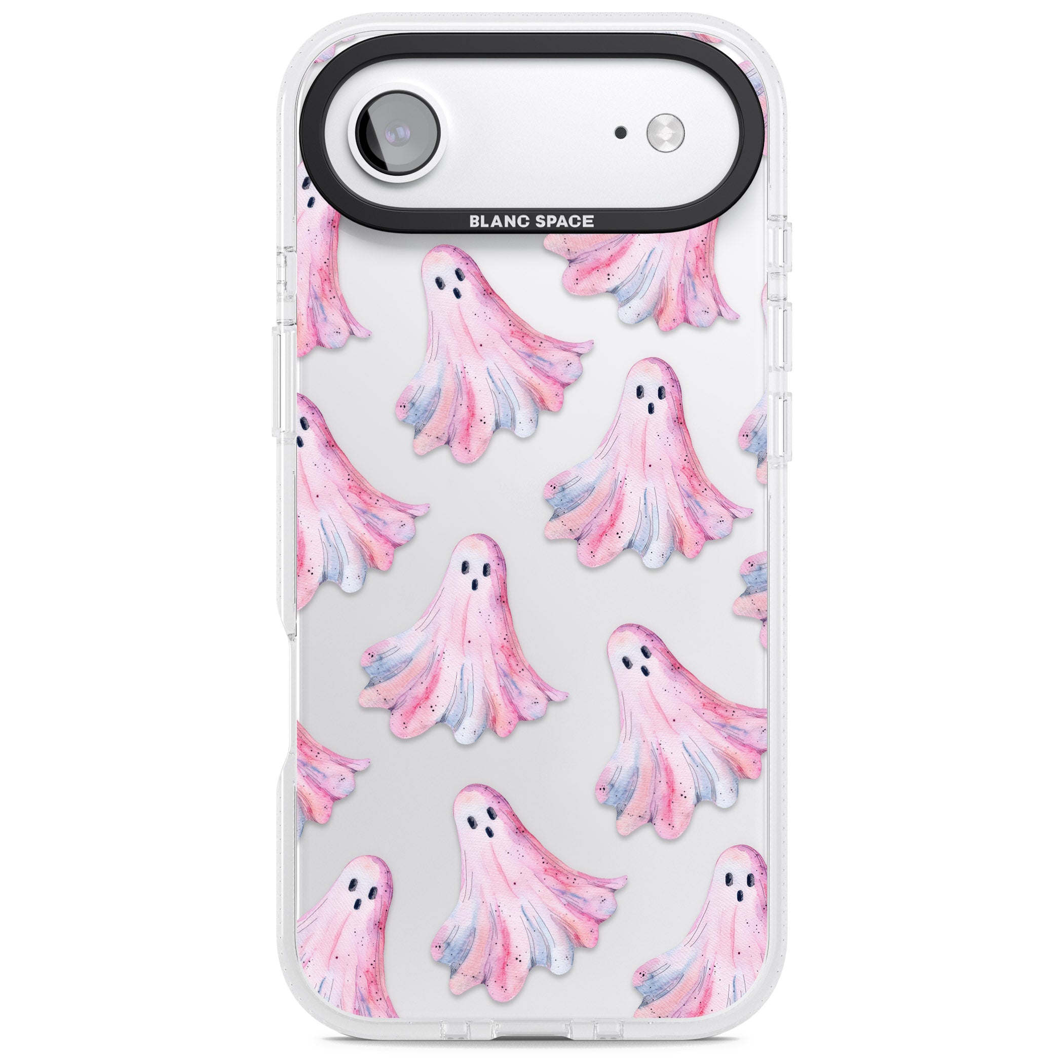 Pink Ghosts iPhone 17 Air Impact Air Clear Phone Case