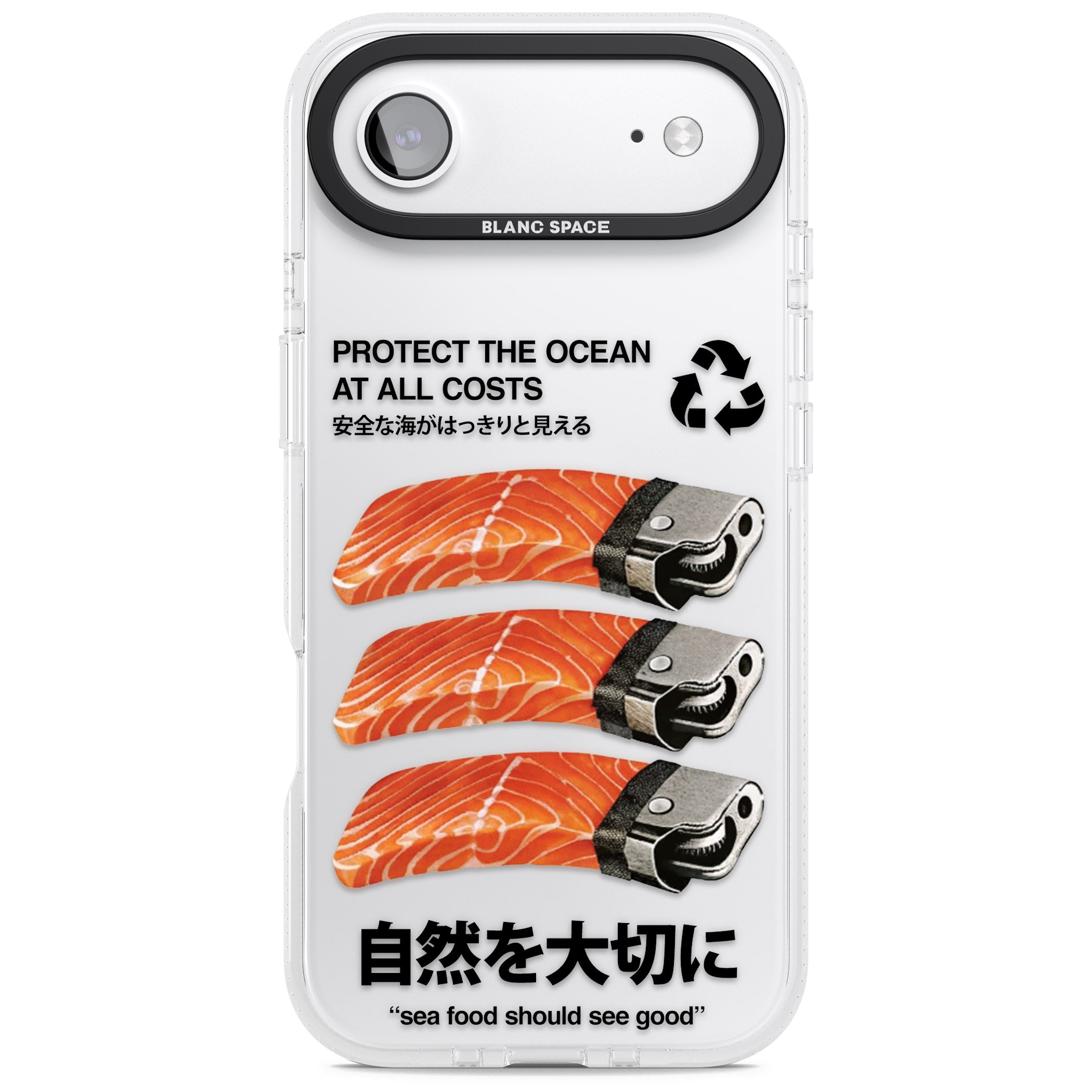 Protect The Ocean iPhone 17 Air Impact Air Clear Phone Case