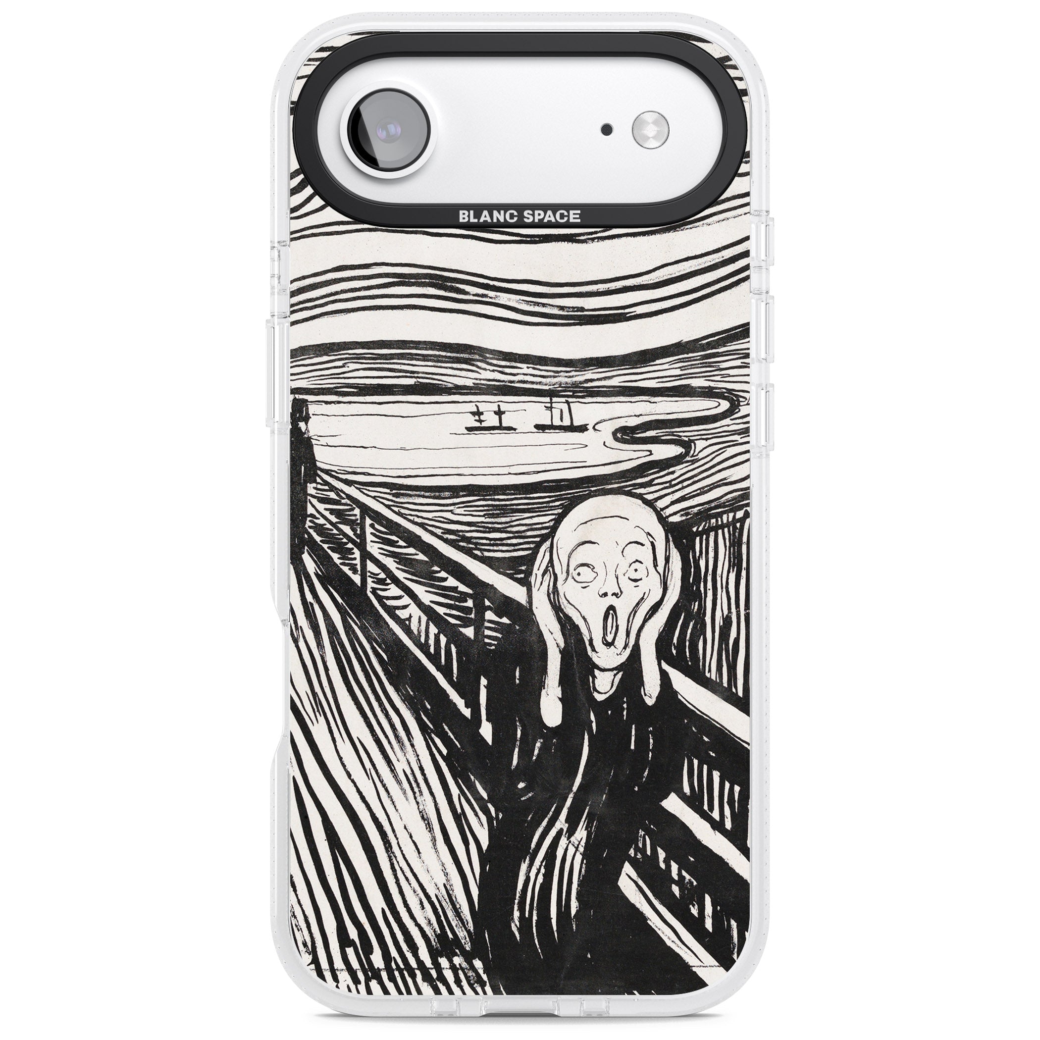 The Scream iPhone 17 Air Impact Air Clear Phone Case