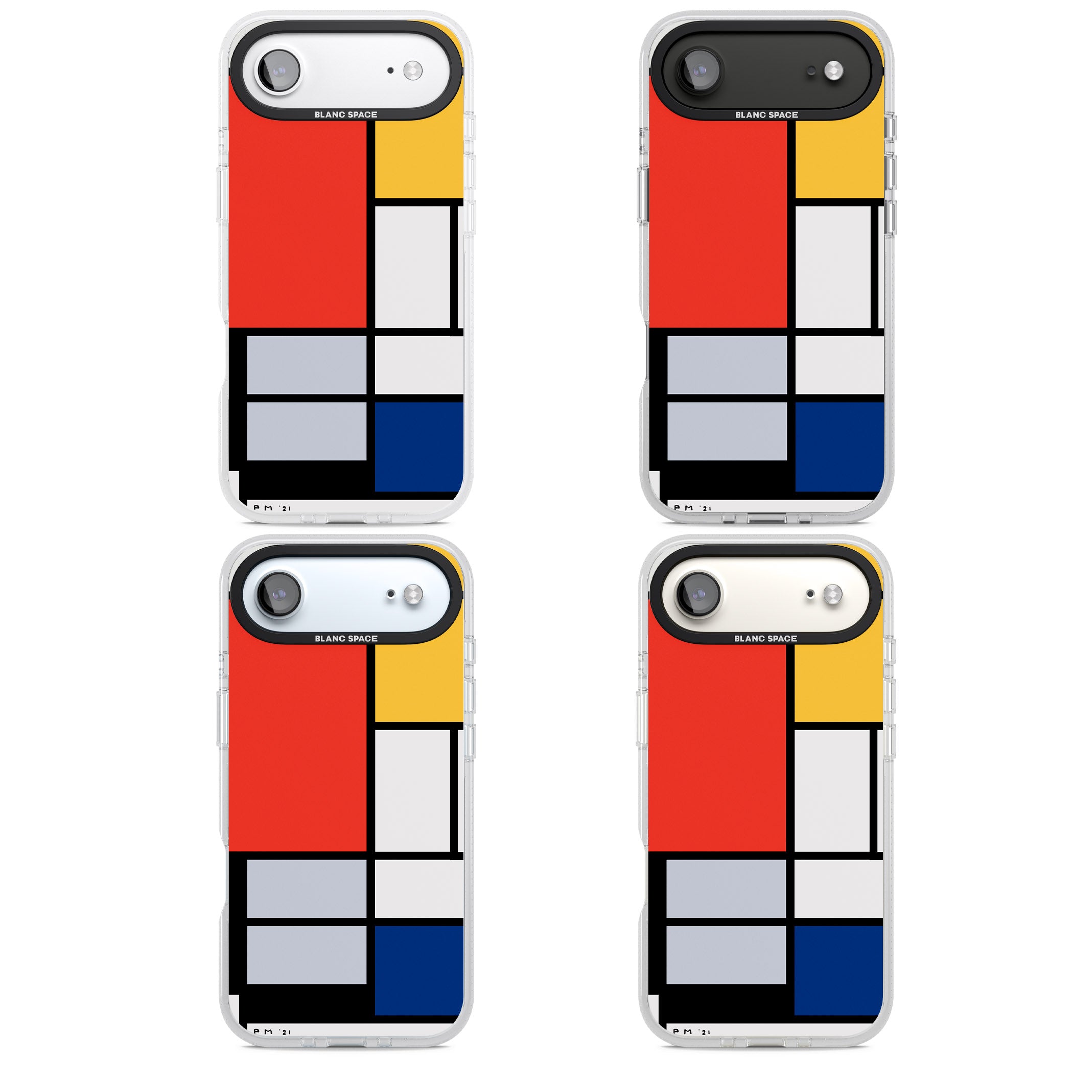 Piet Mondrian'S Composition iPhone 17 Air Impact Air Clear Phone Case APT Impact Protection