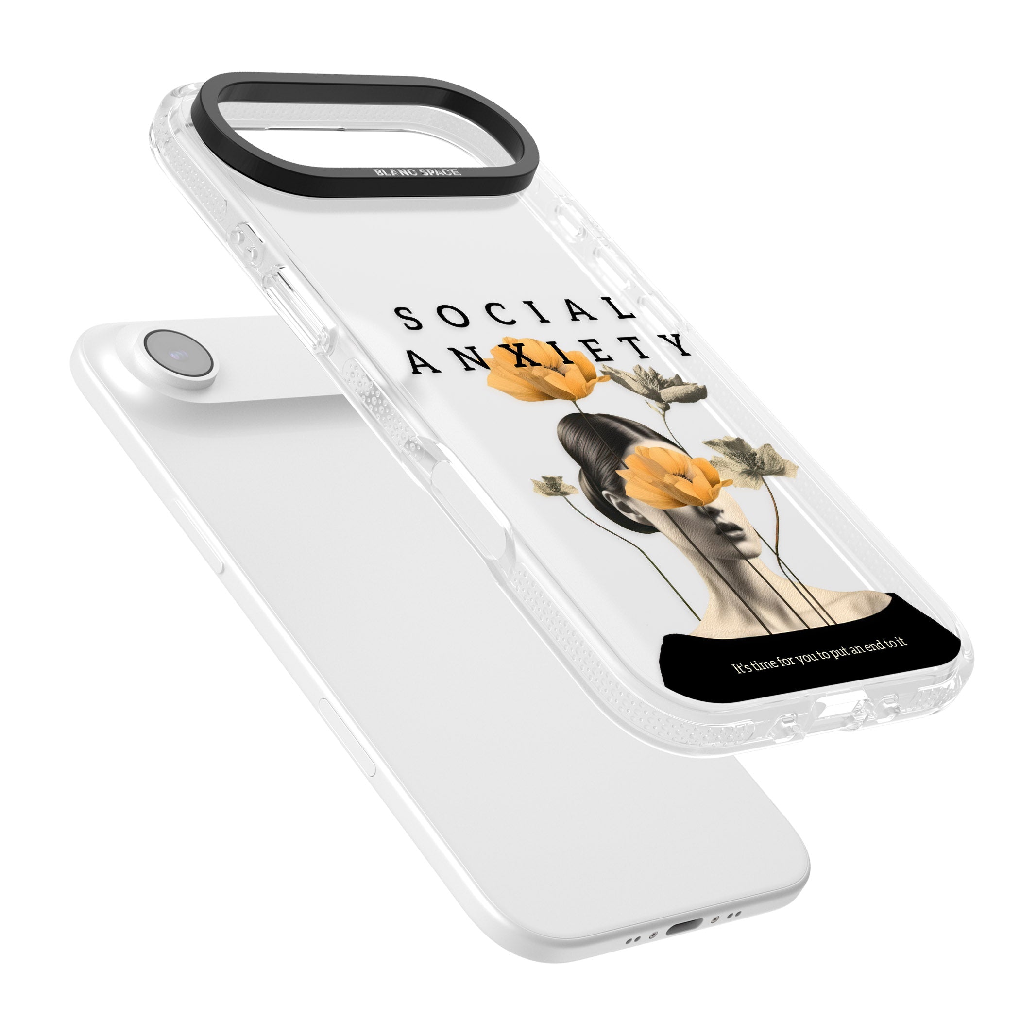 Social Anxiety iPhone 17 Air Impact Air Clear Phone Case Colours