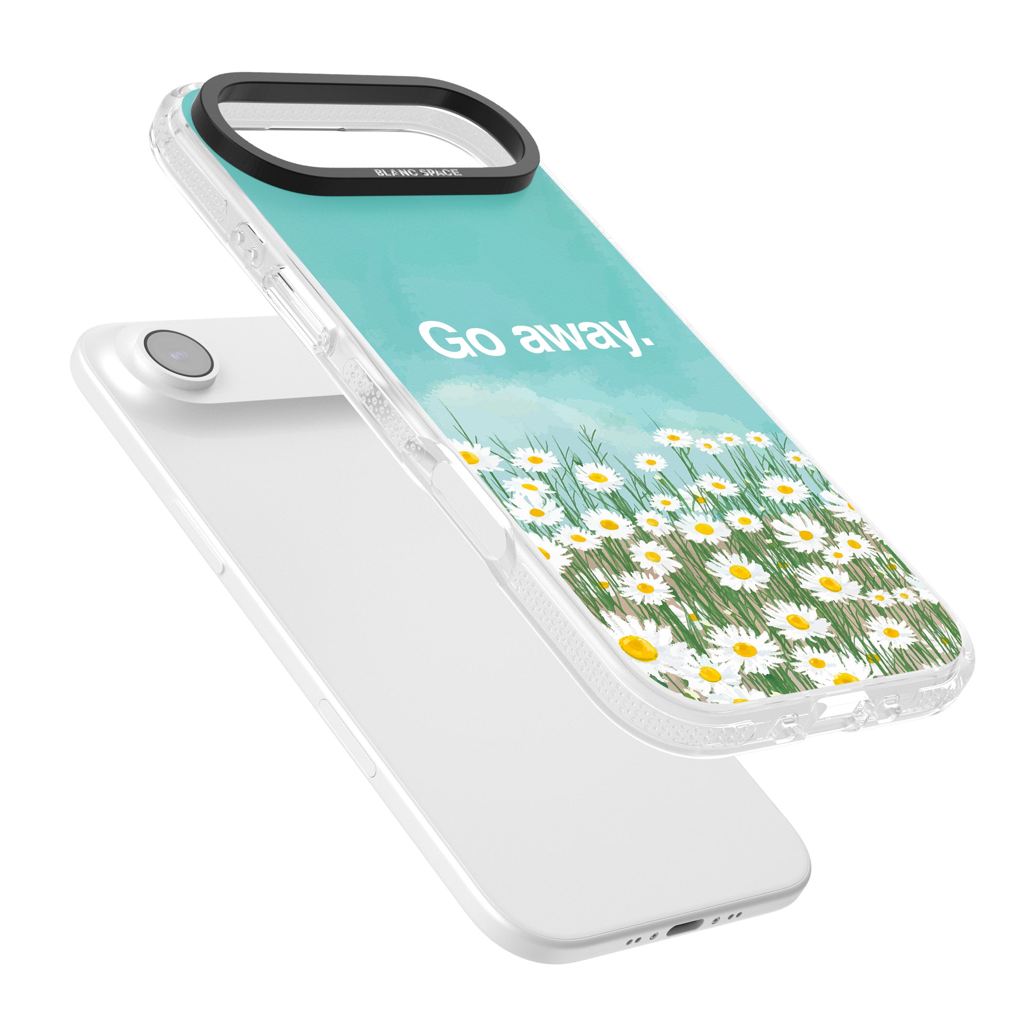 Go Away iPhone 17 Air Impact Air Clear Phone Case Colours