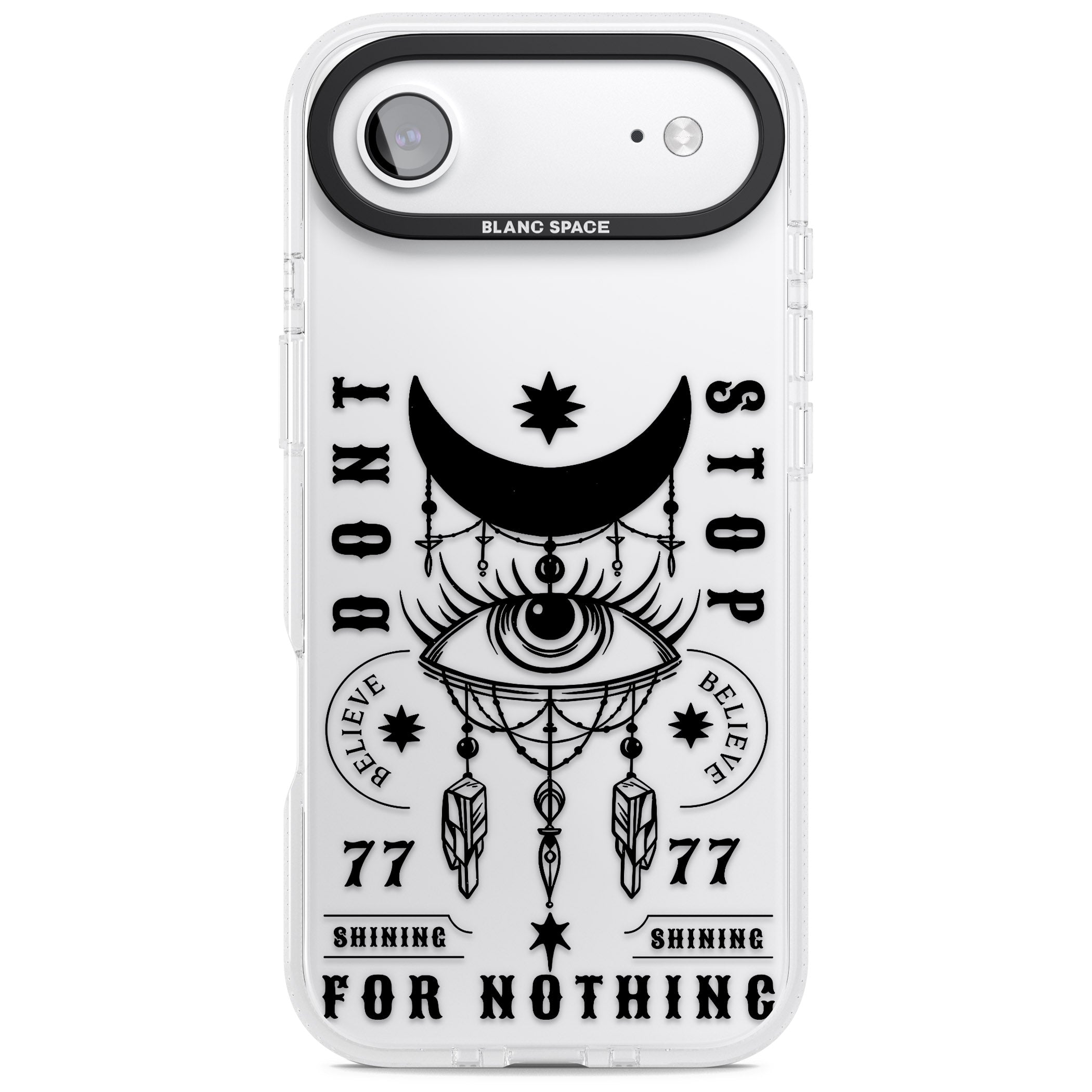 Dont Stop For Nothing iPhone 17 Air Impact Air Clear Phone Case