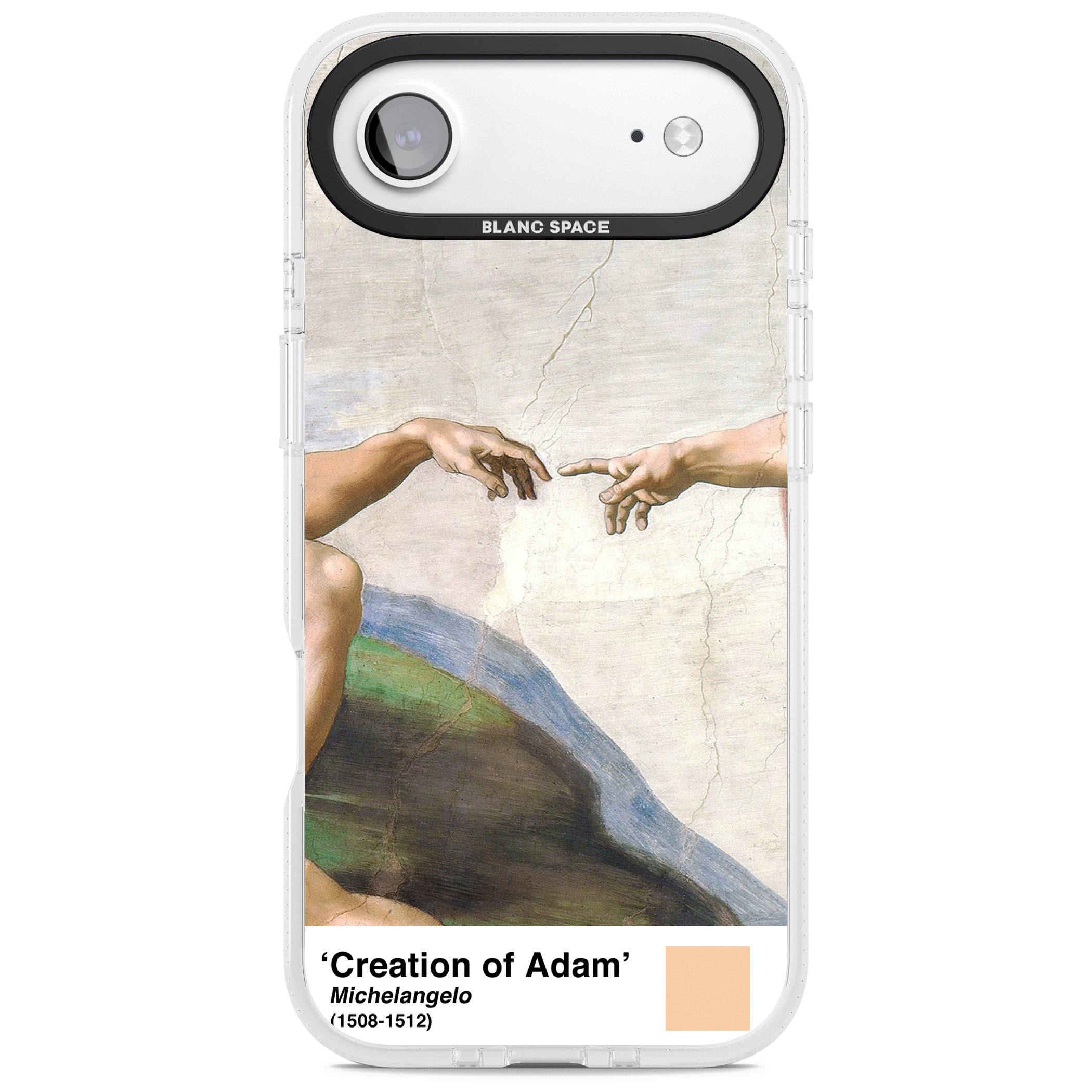 Creation Of Adam iPhone 17 Air Impact Air Clear Phone Case