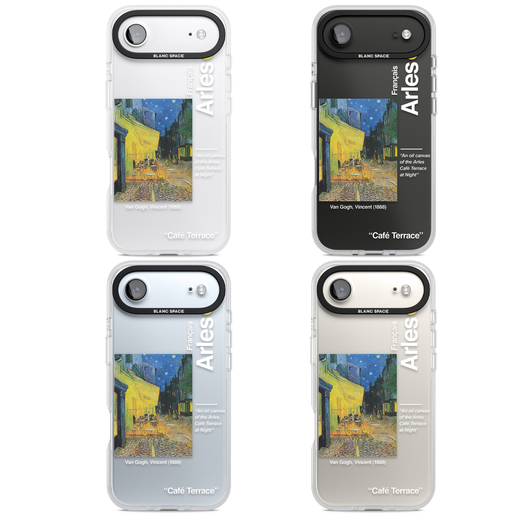 Cafe Terrace At Night iPhone 17 Air Impact Air Clear Phone Case APT Impact Protection