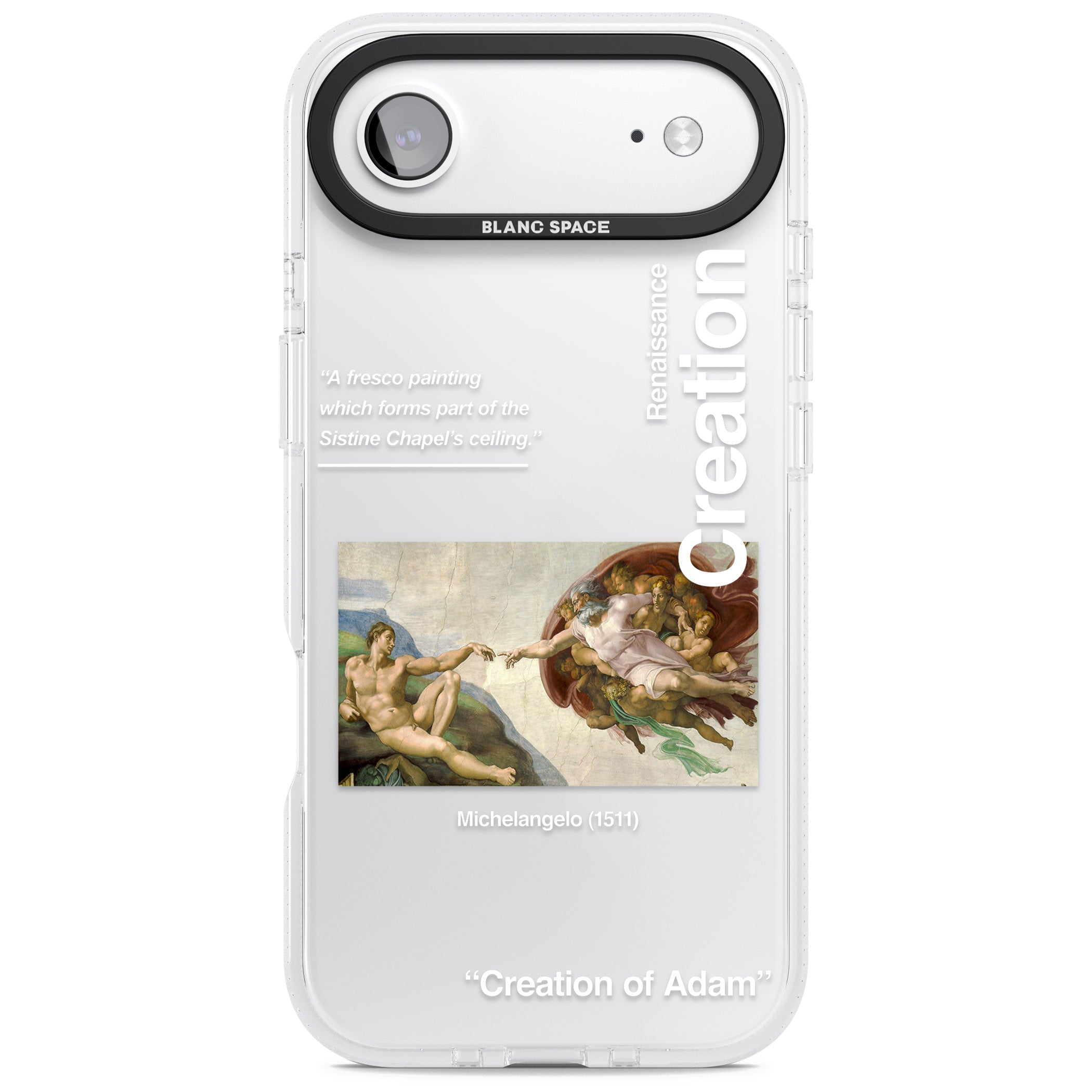 Creation Of Adam Michelangelo iPhone 17 Air Impact Air Clear Phone Case