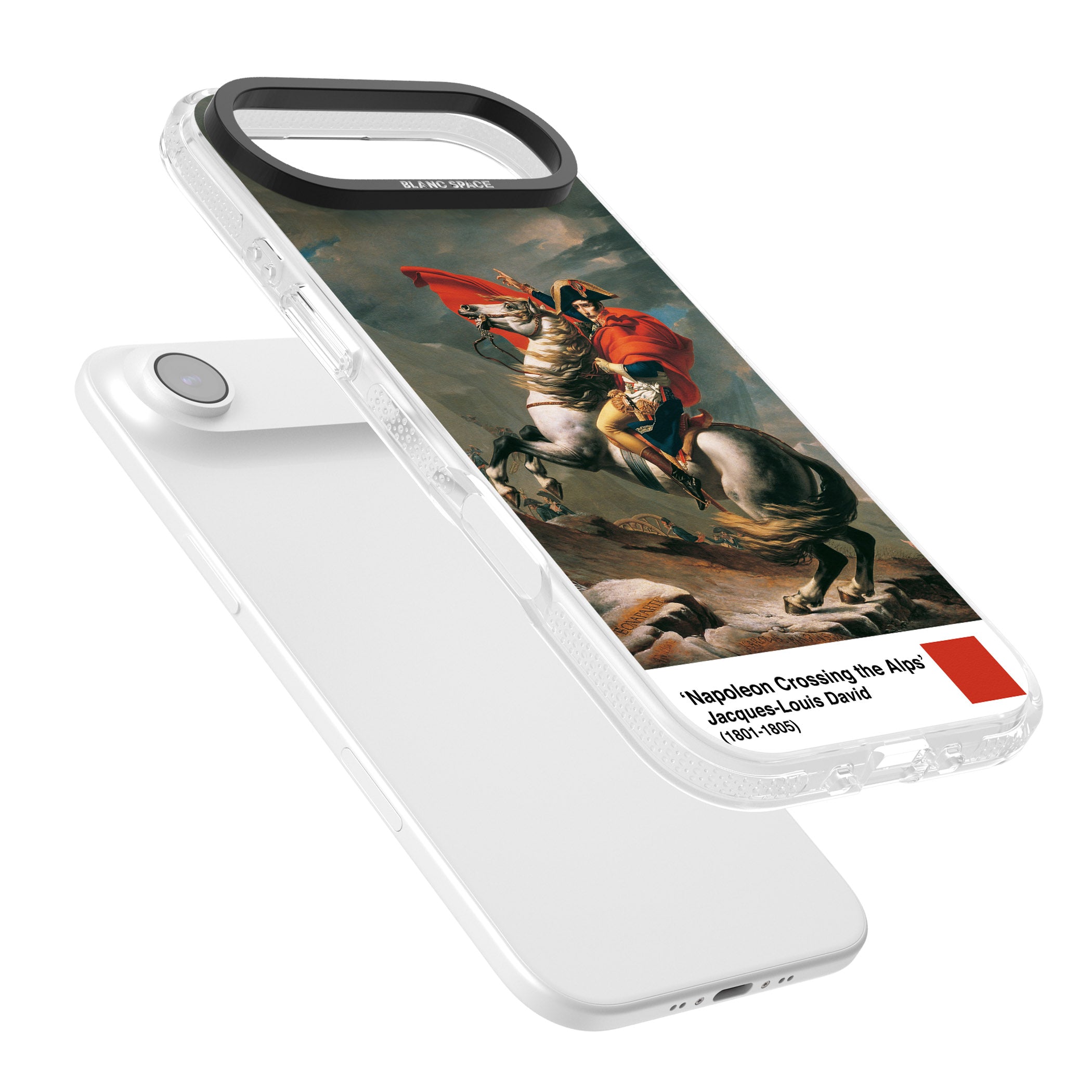 Napoleon Crossing The Alps iPhone 17 Air Impact Air Clear Phone Case Colours