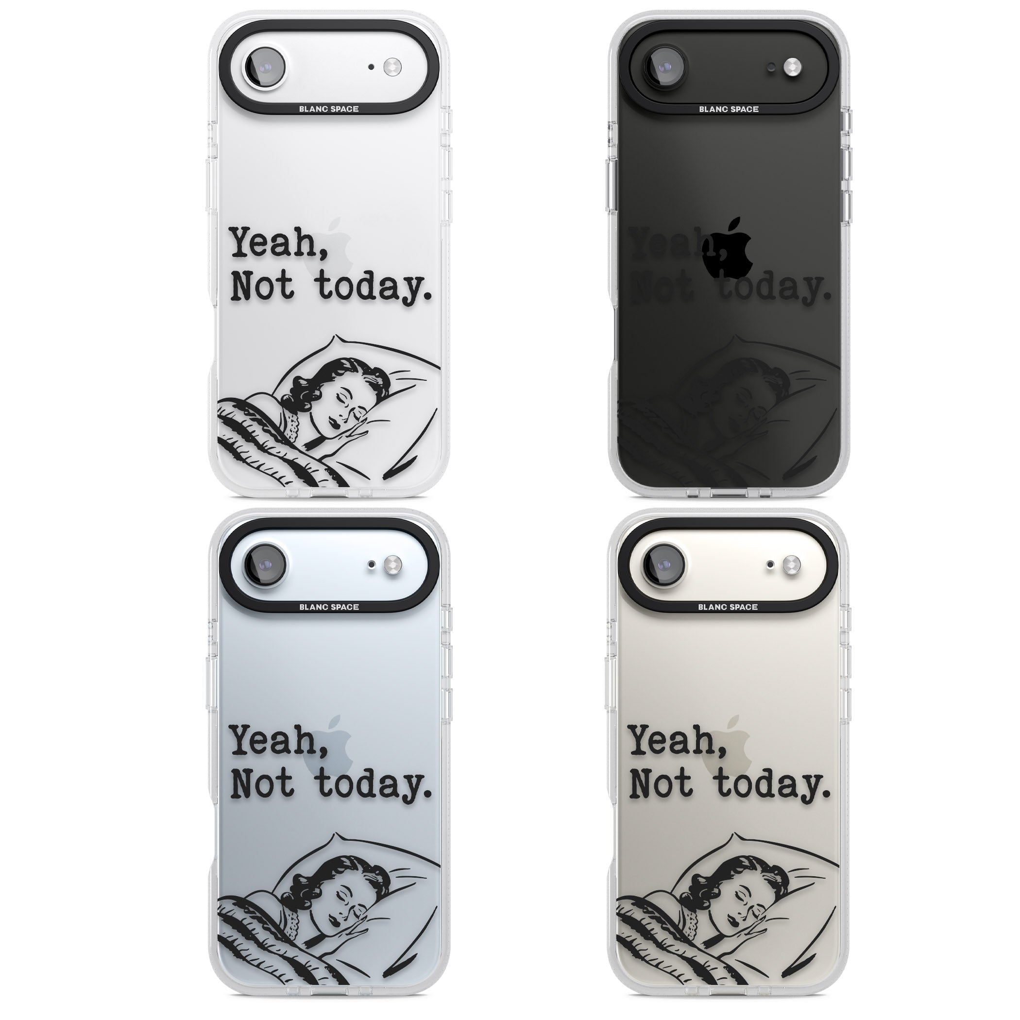 Yeah, Not Today iPhone 17 Air Impact Air Clear Phone Case APT Impact Protection