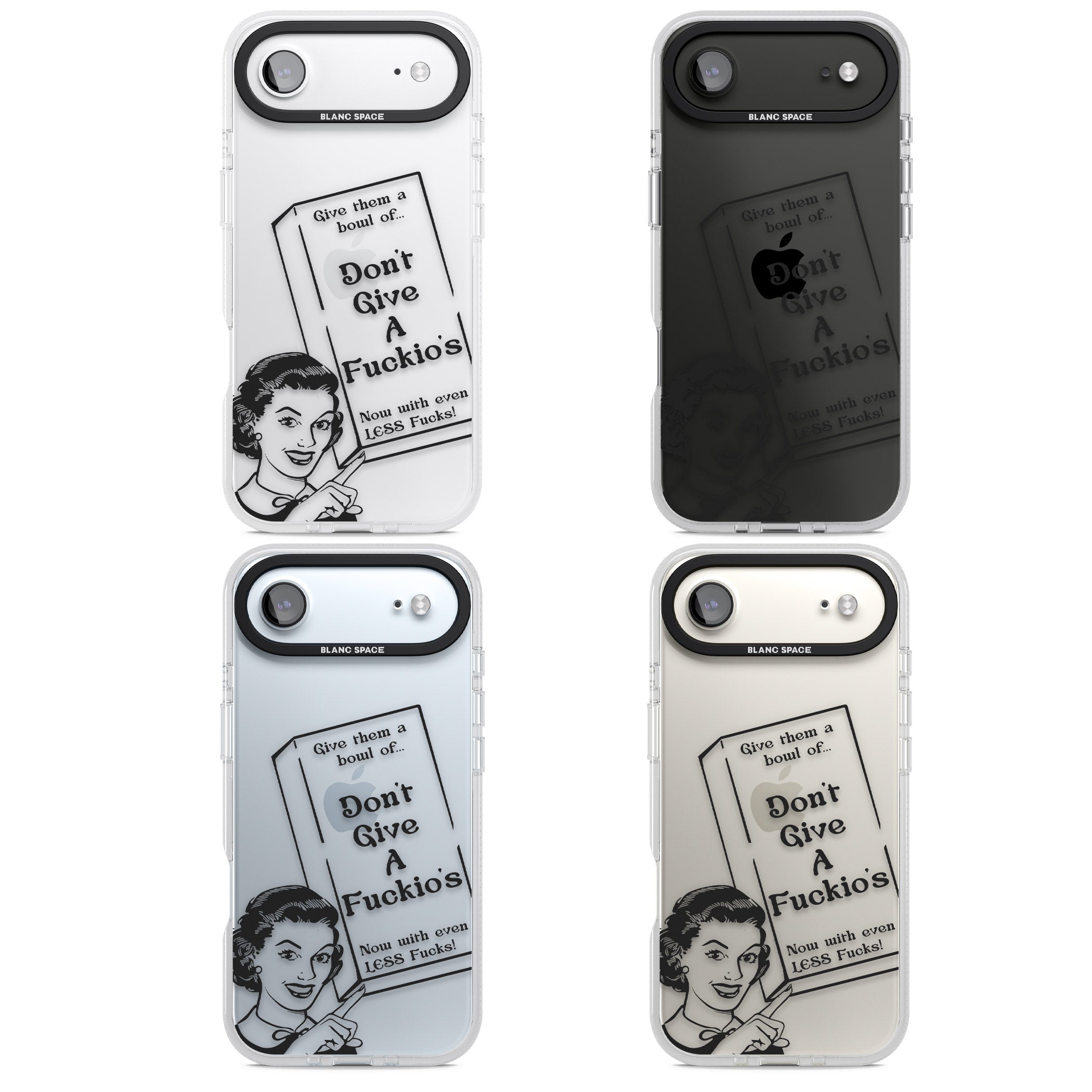 Dont Give A F Ckios Cereal iPhone 17 Air Impact Air Clear Phone Case APT Impact Protection