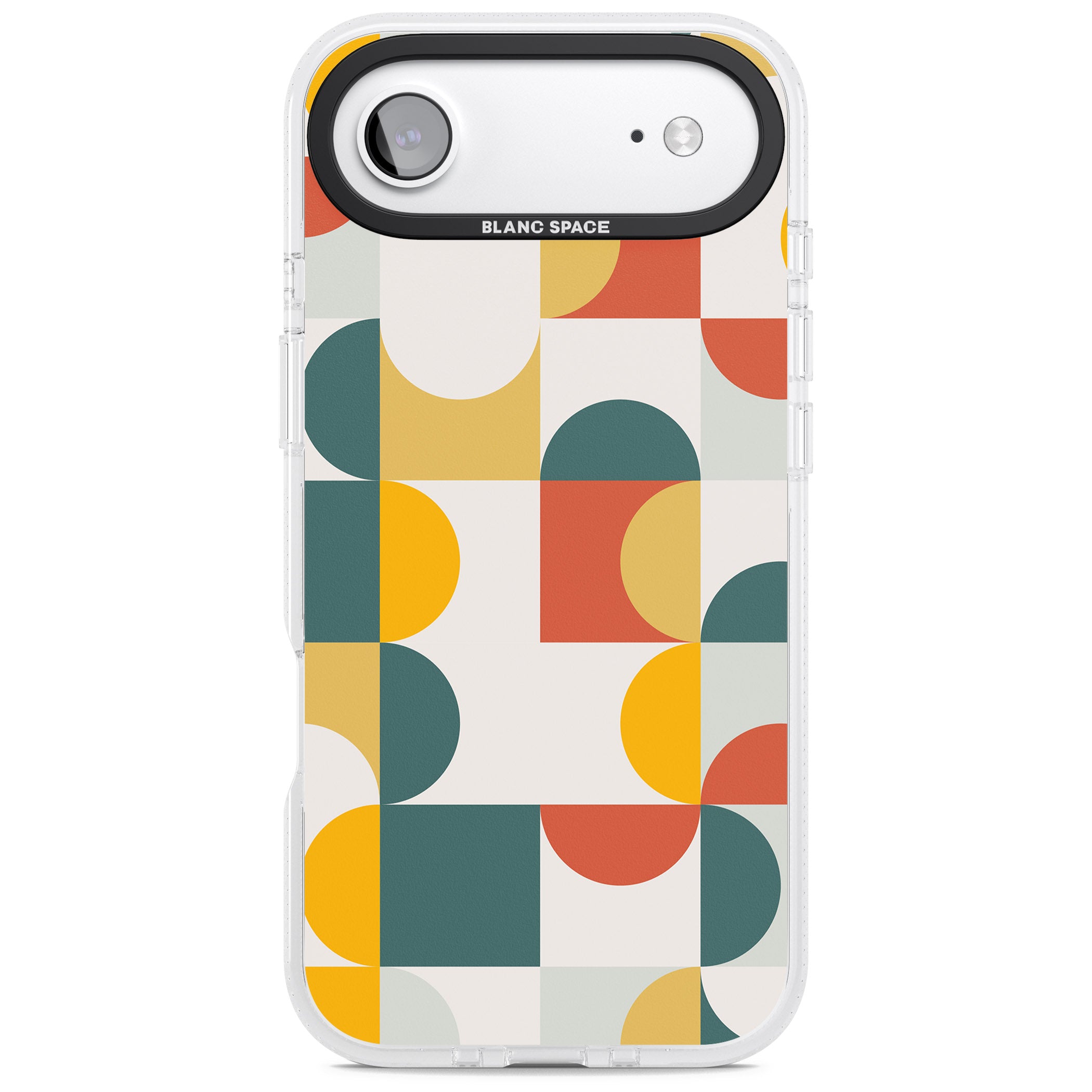Retro Color Blocks iPhone 17 Air Impact Air Clear Phone Case