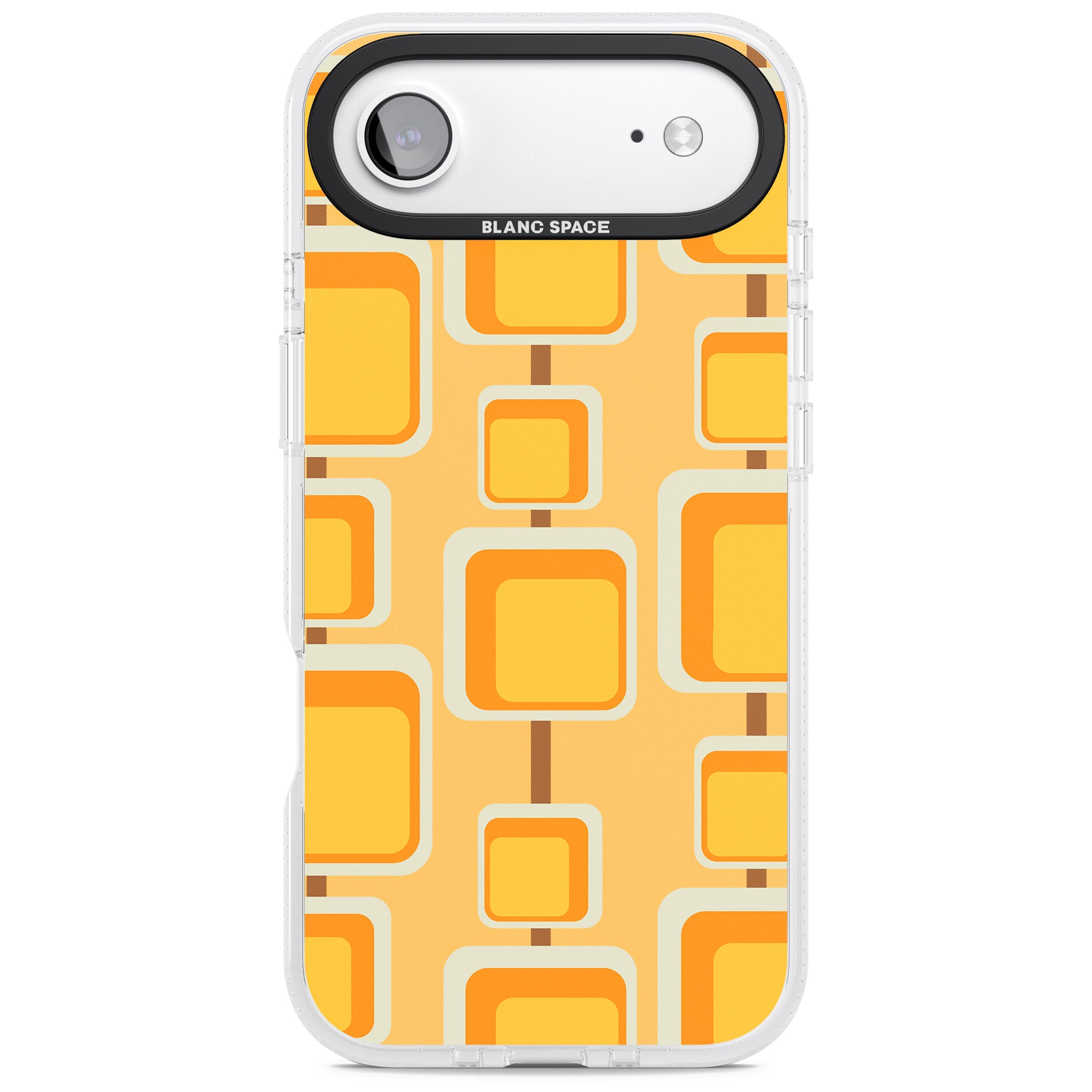 Sunny Mid Century Squares iPhone 17 Air Impact Air Clear Phone Case