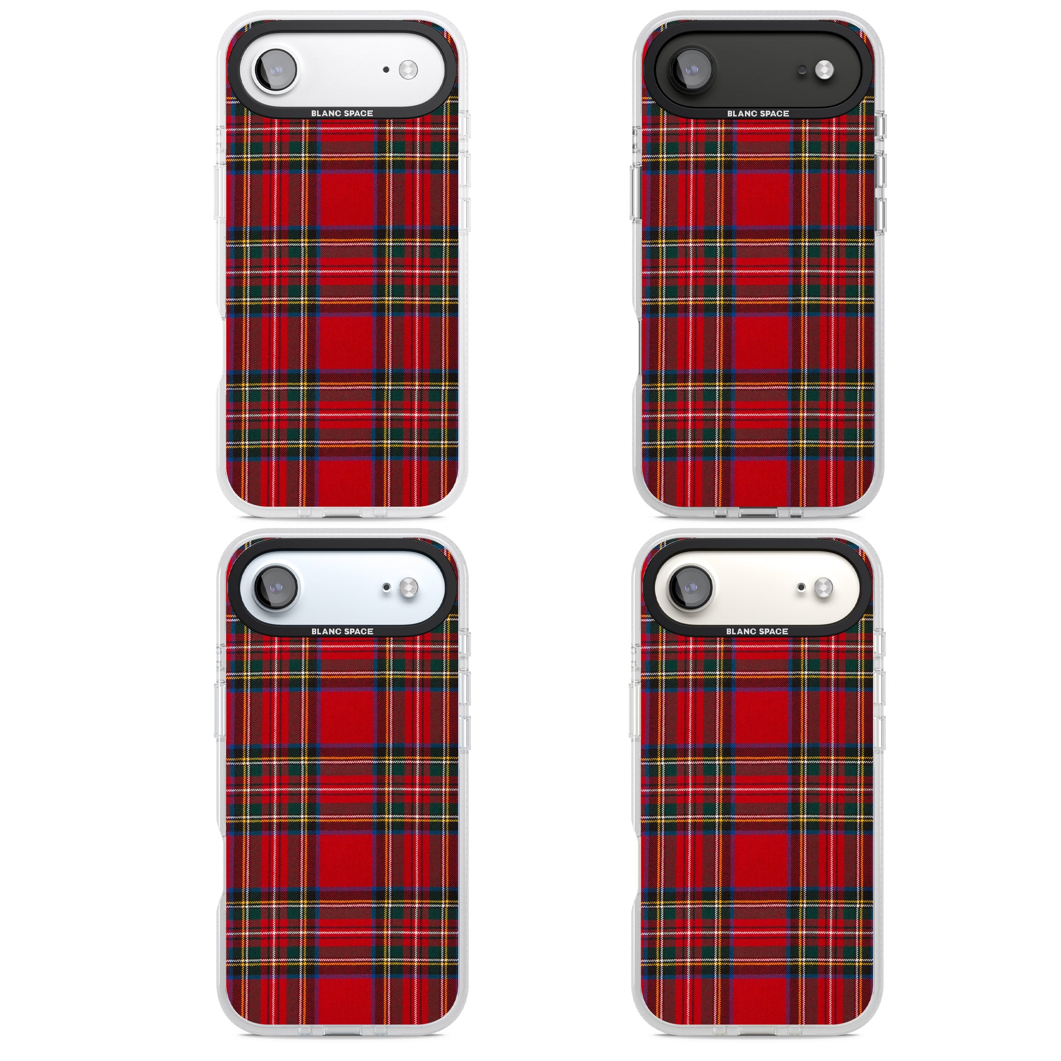 Royal Stewart Tartan iPhone 17 Air Impact Air Clear Phone Case APT Impact Protection