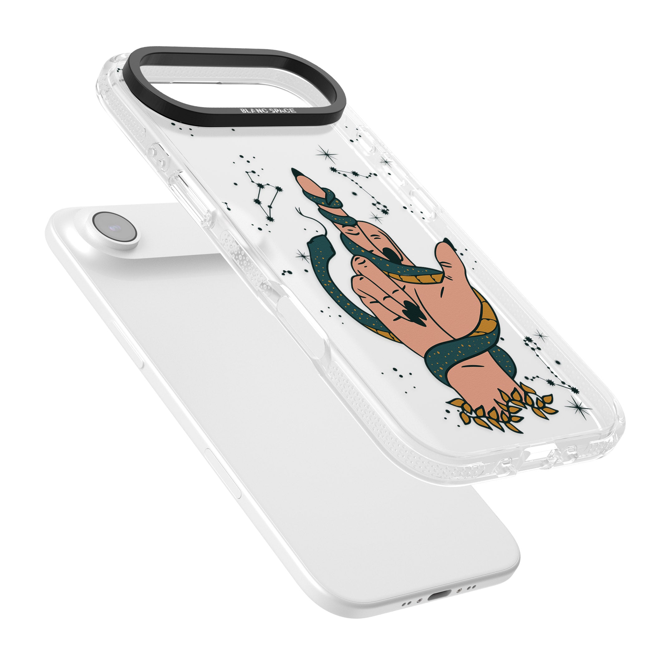 Snakes, Stars And Cynicism iPhone 17 Air Impact Air Clear Phone Case Colours