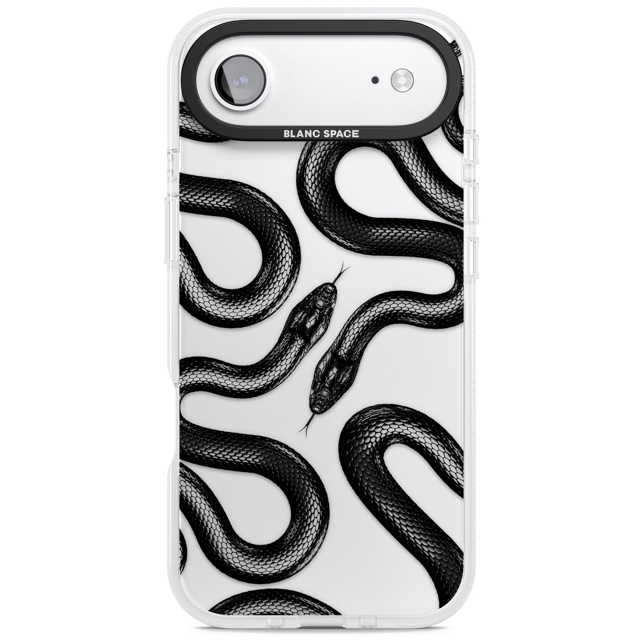 Black Kingsnake iPhone 17 Air Impact Air Clear Phone Case