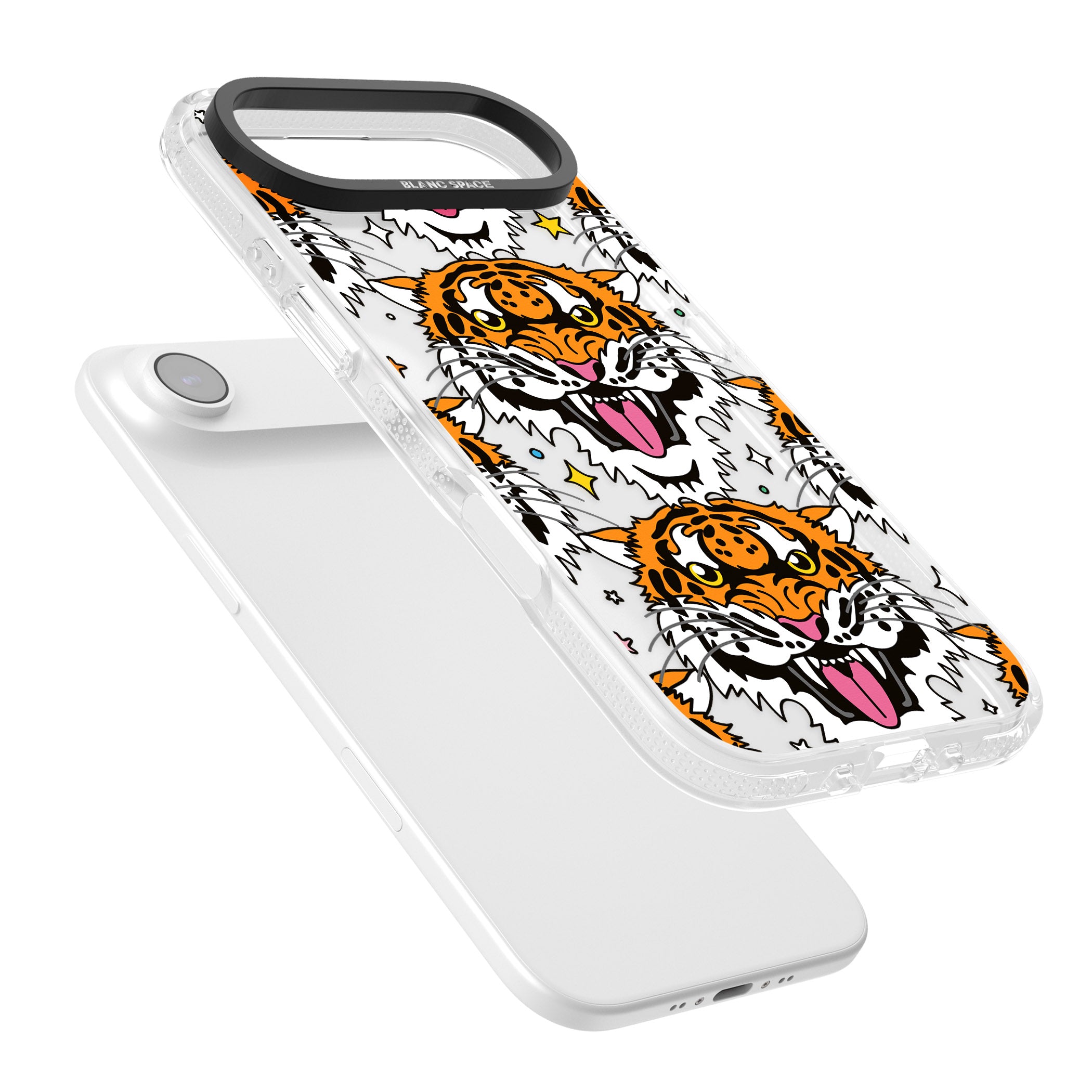 Fierce Jungle Tigers iPhone 17 Air Impact Air Clear Phone Case Colours