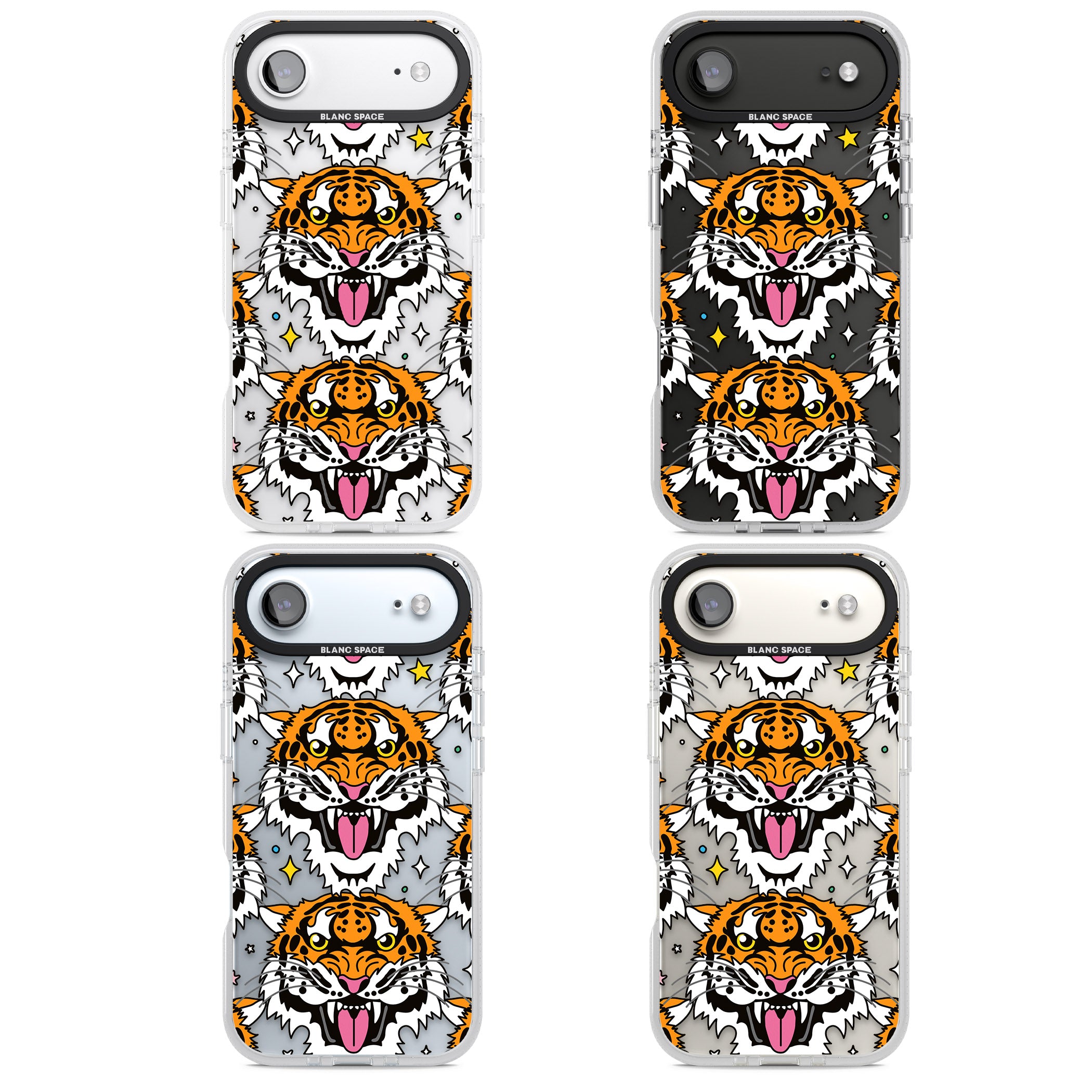 Fierce Jungle Tigers iPhone 17 Air Impact Air Clear Phone Case APT Impact Protection
