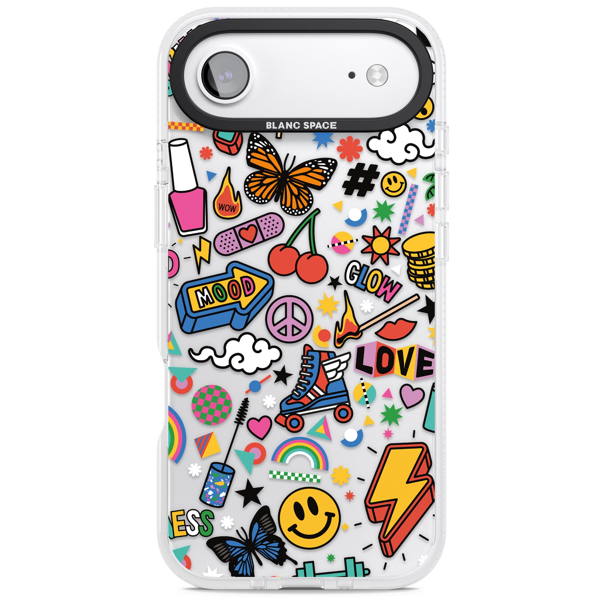 Electric Love iPhone 17 Air Impact Air Clear Phone Case