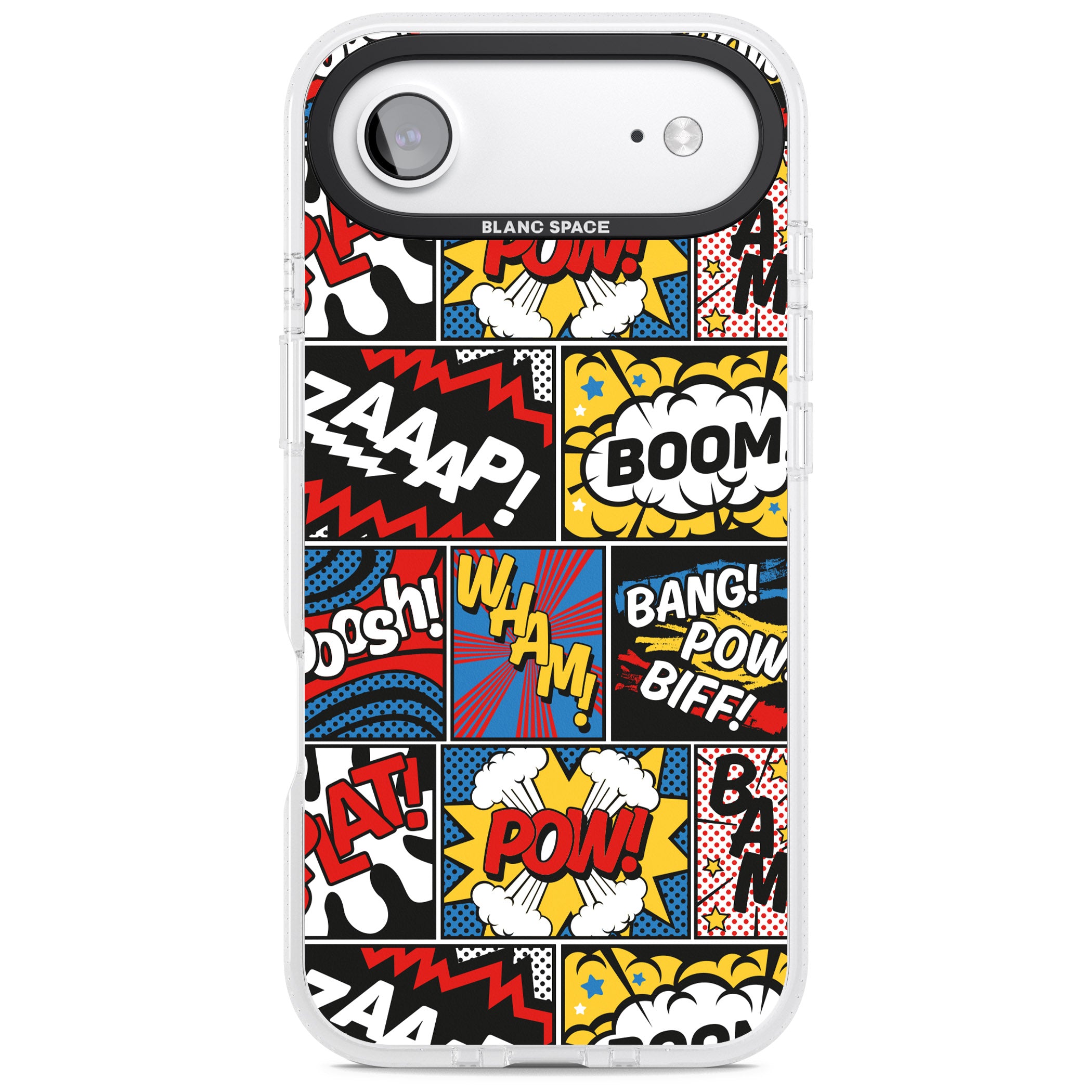 Onomatopoeia iPhone 17 Air Impact Air Clear Phone Case