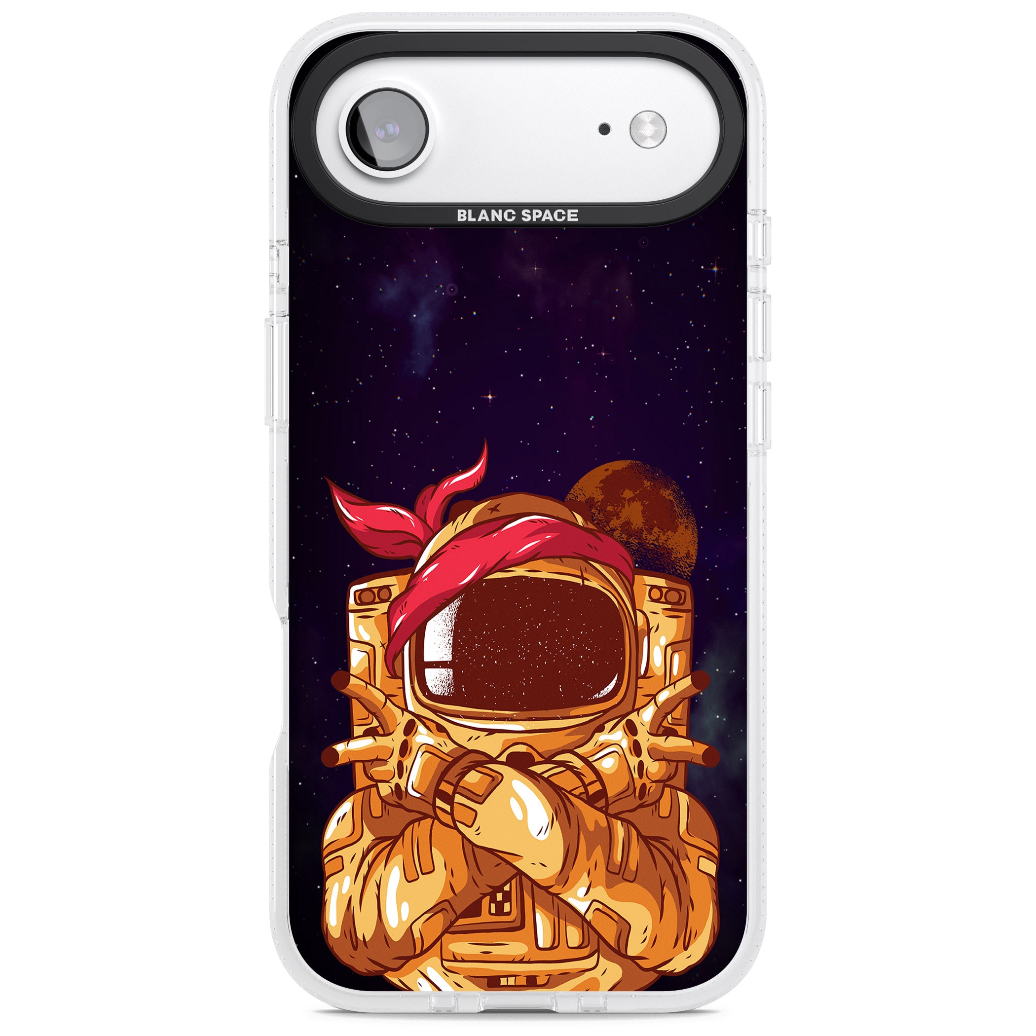 Space Gangster iPhone 17 Air Impact Air Clear Phone Case