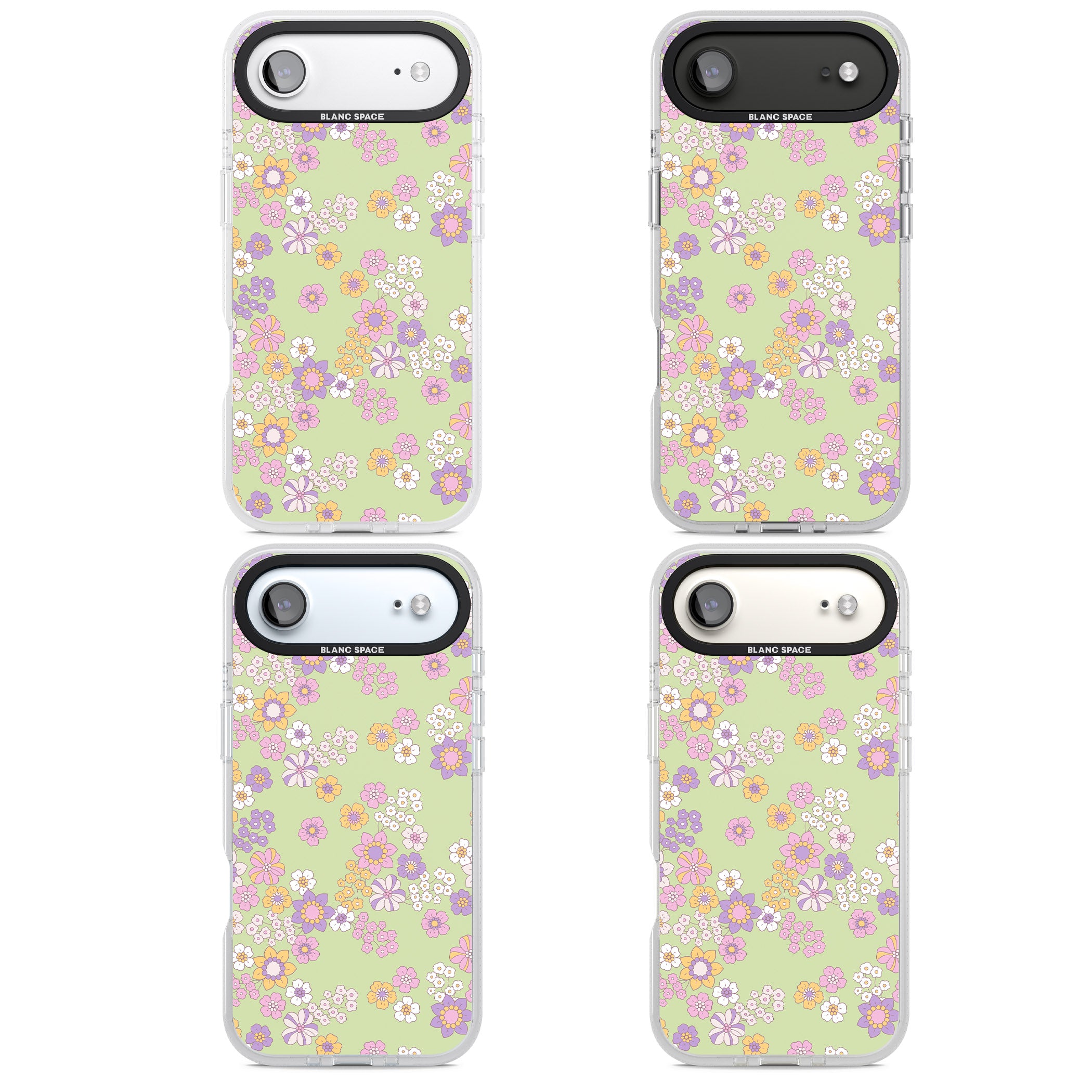 Grass Green Flowers iPhone 17 Air Impact Air Clear Phone Case APT Impact Protection