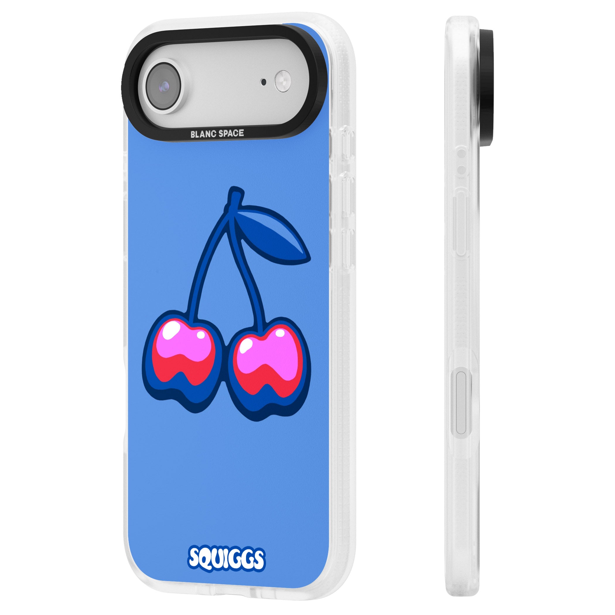 Cherry Bomb iPhone 17 Air Impact Air Clear Phone Case Side Profile