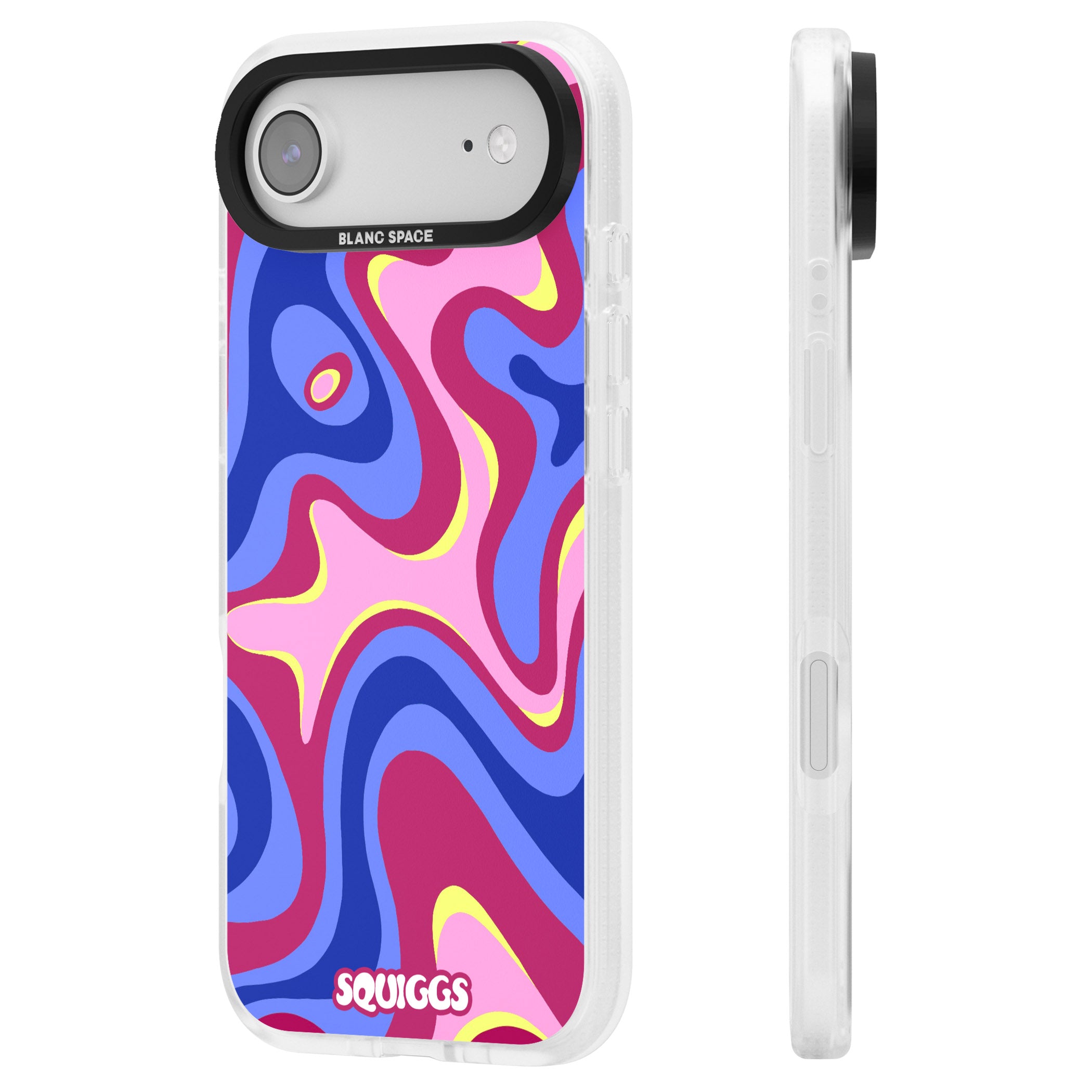 Blue Lava iPhone 17 Air Impact Air Clear Phone Case Side Profile