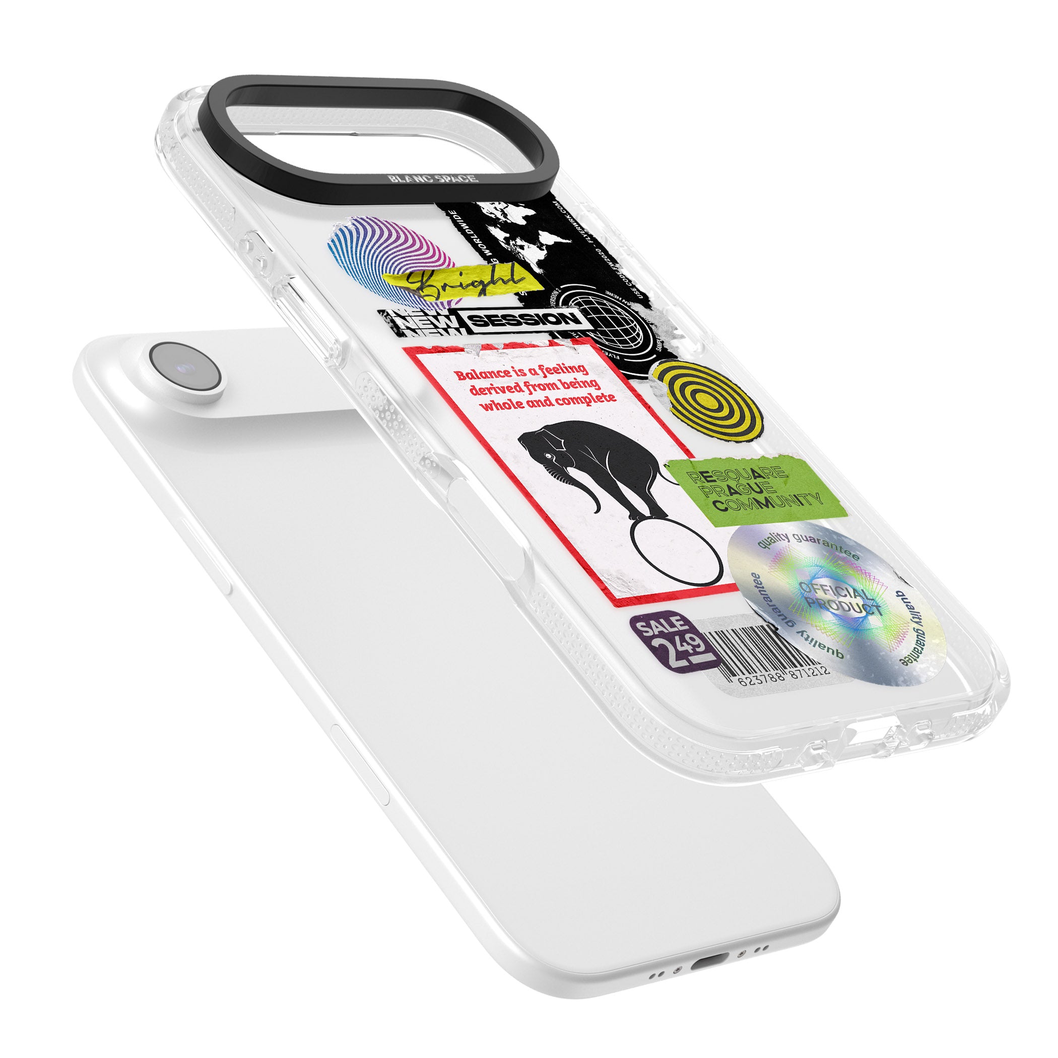 Peeled Sticker Mix iPhone 17 Air Impact Air Clear Phone Case Colours