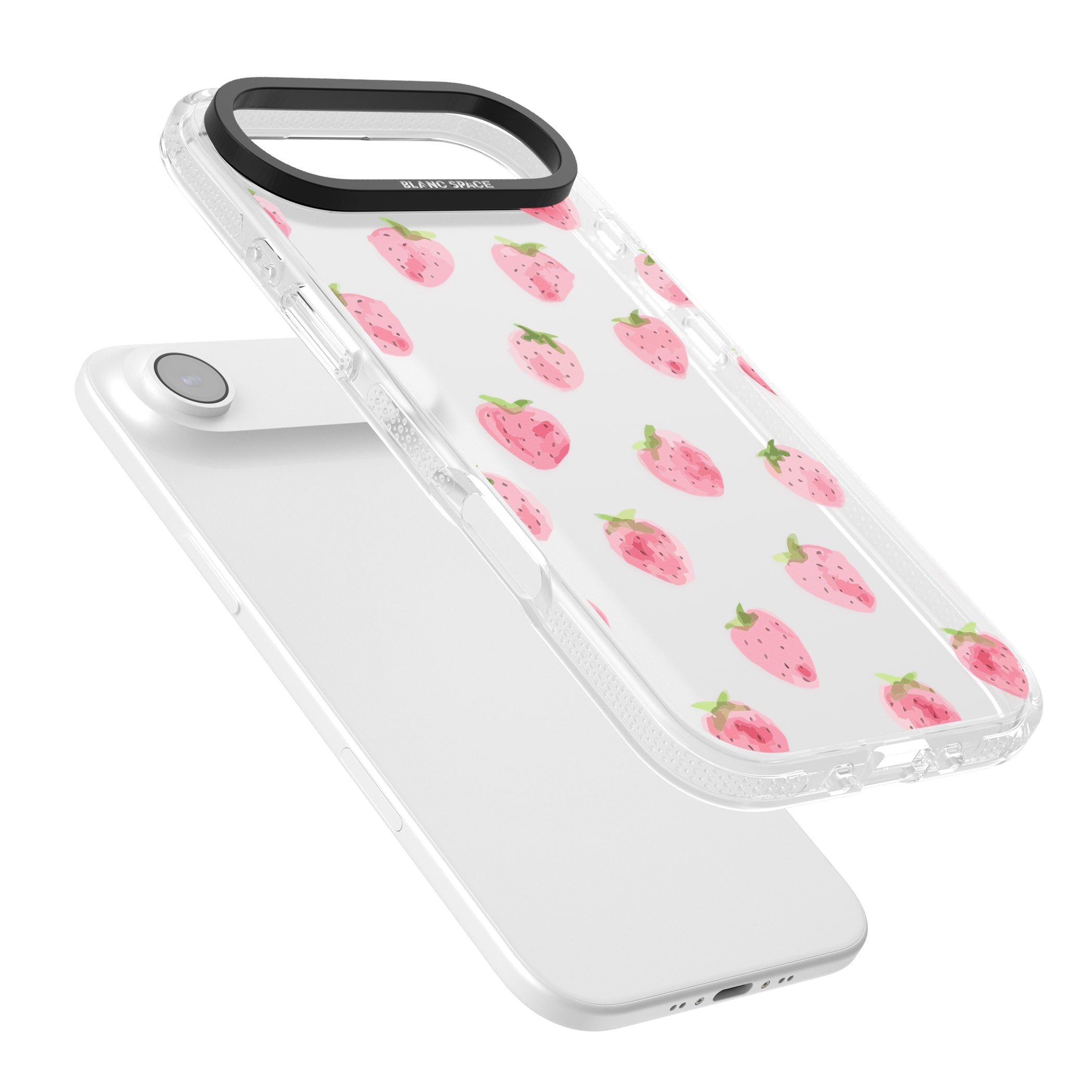 Classic Strawberry iPhone 17 Air Impact Air Clear Phone Case Colours