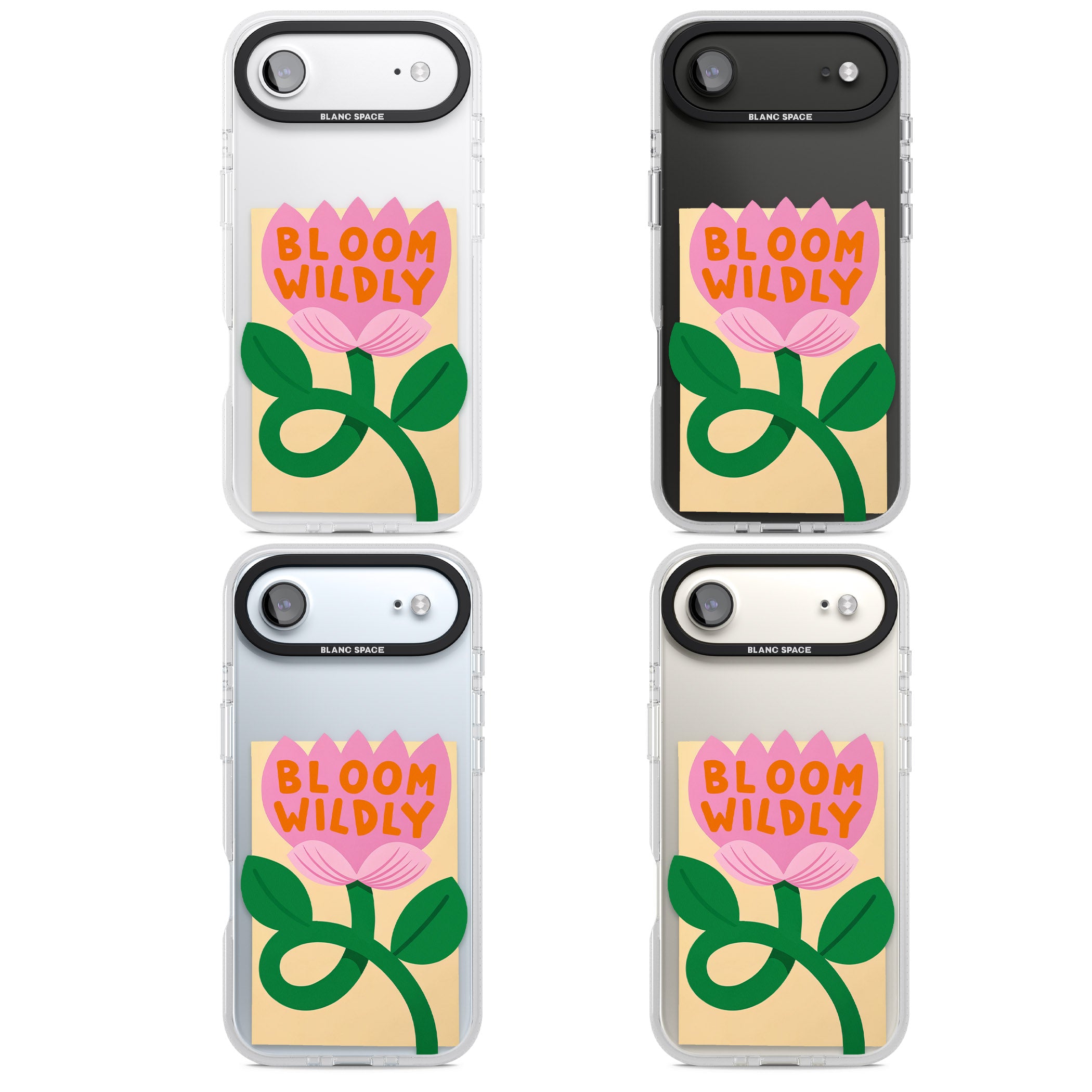 Bloom Wildly iPhone 17 Air Impact Air Clear Phone Case APT Impact Protection