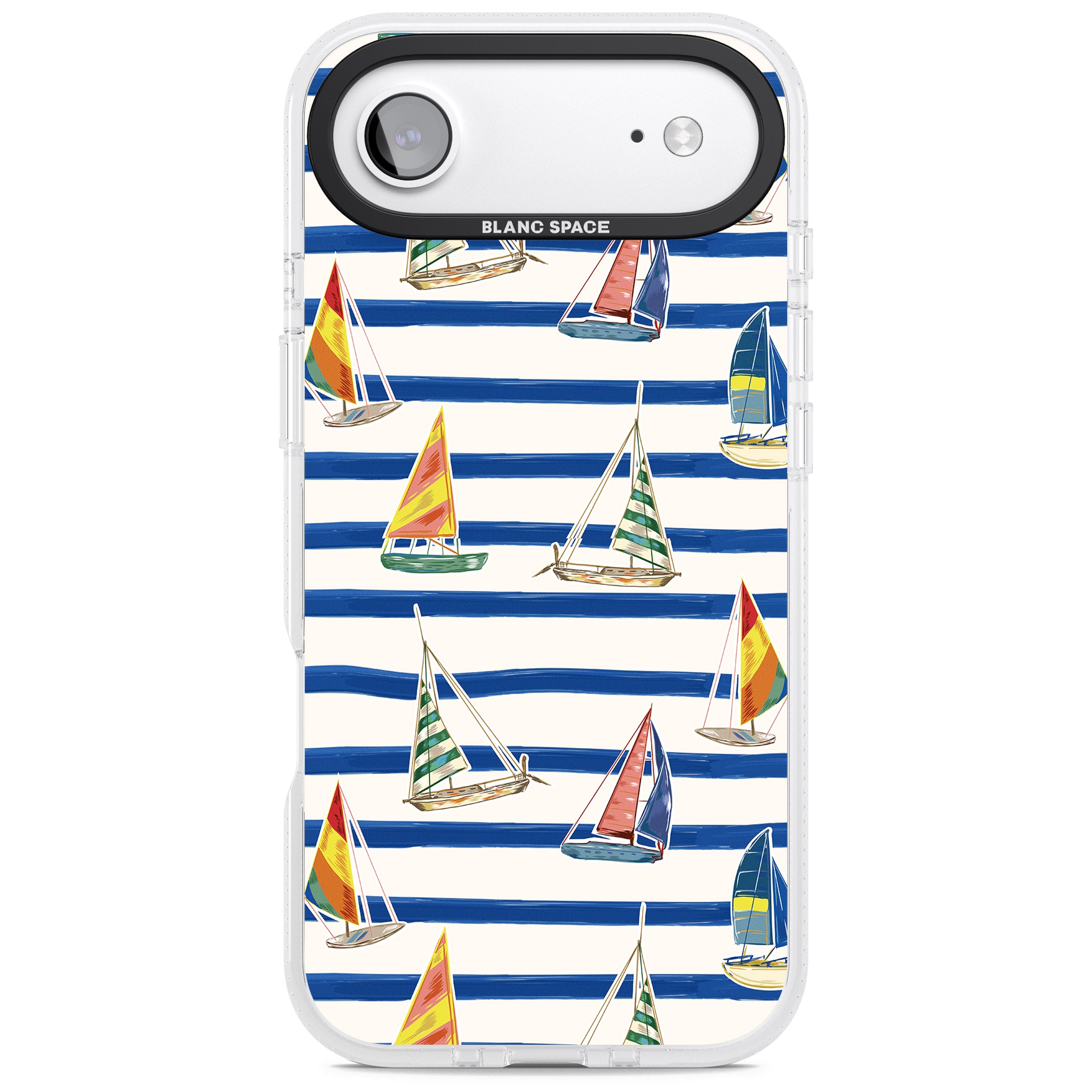 Coastal Sailboats iPhone 17 Air Impact Air Clear Phone Case