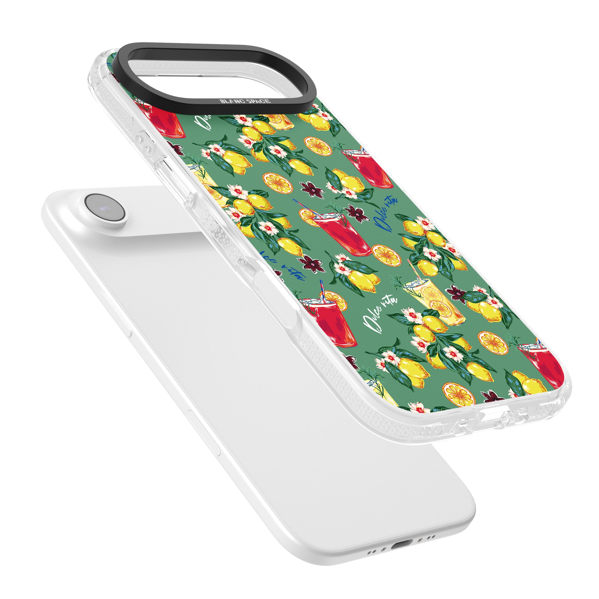 Lemon Cocktails iPhone 17 Air Impact Air Clear Phone Case Colours