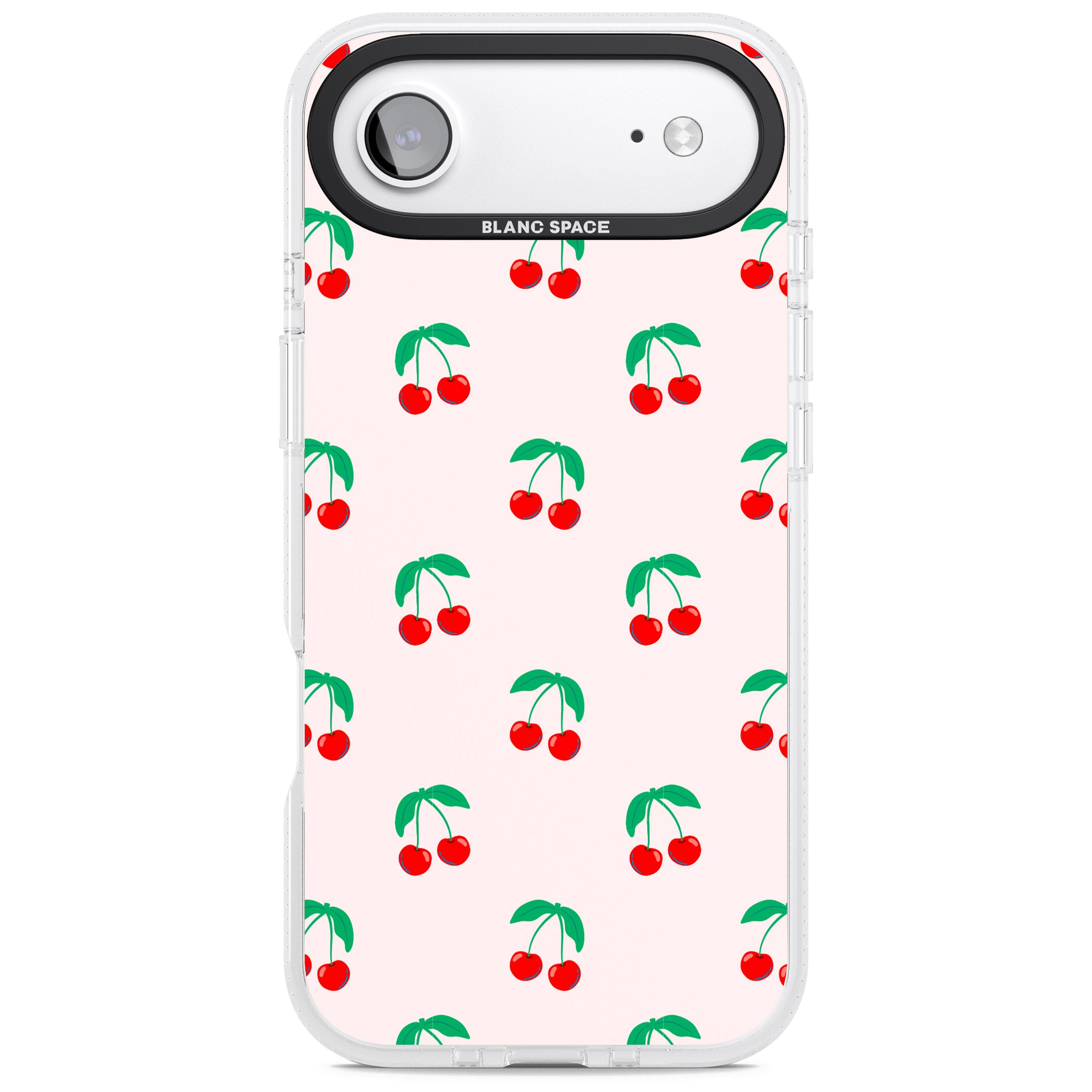 Cute Cherry Pattern iPhone 17 Air Impact Air Clear Phone Case