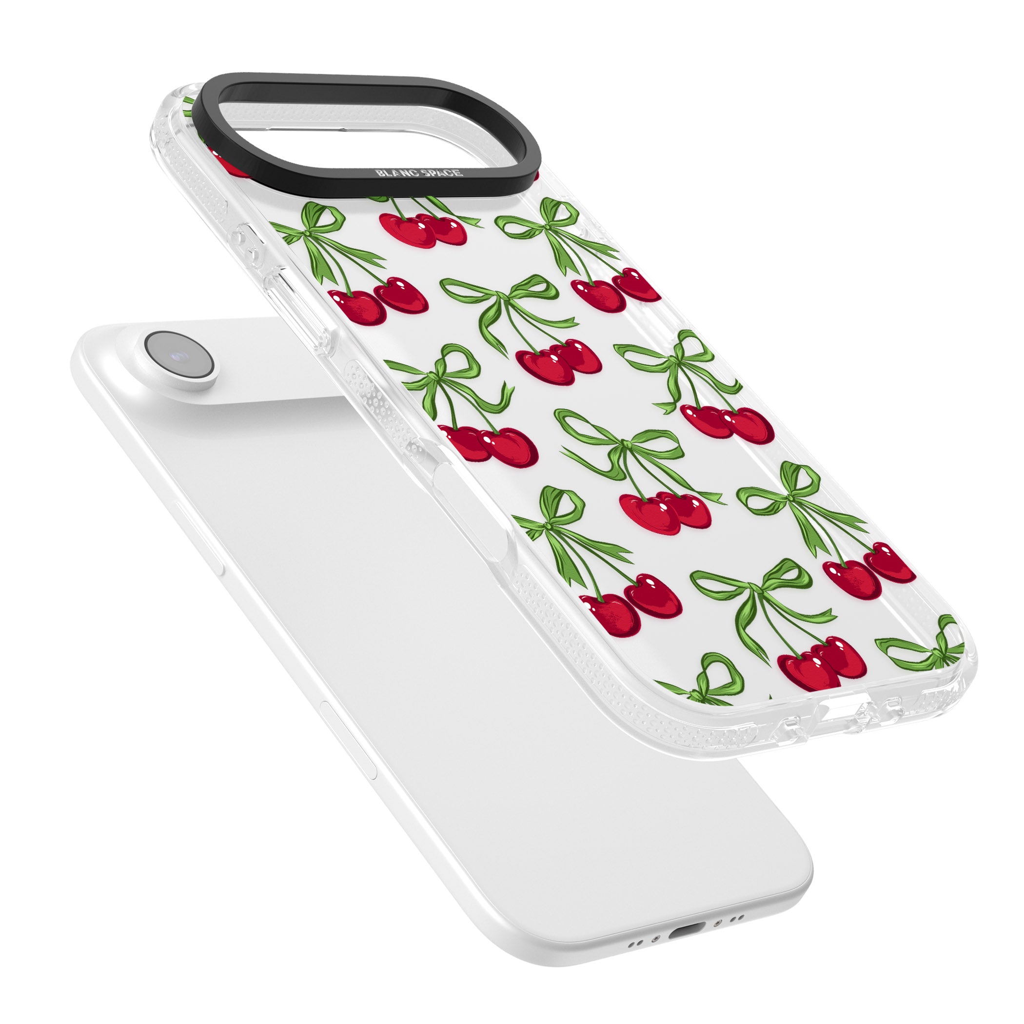 Cherry Bows iPhone 17 Air Impact Air Clear Phone Case Colours