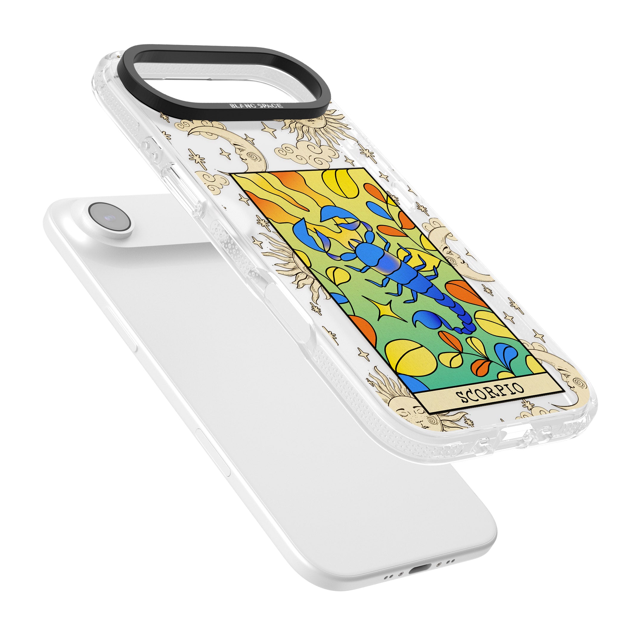 Celestial Zodiac Scorpio iPhone 17 Air Impact Air Clear Phone Case Colours