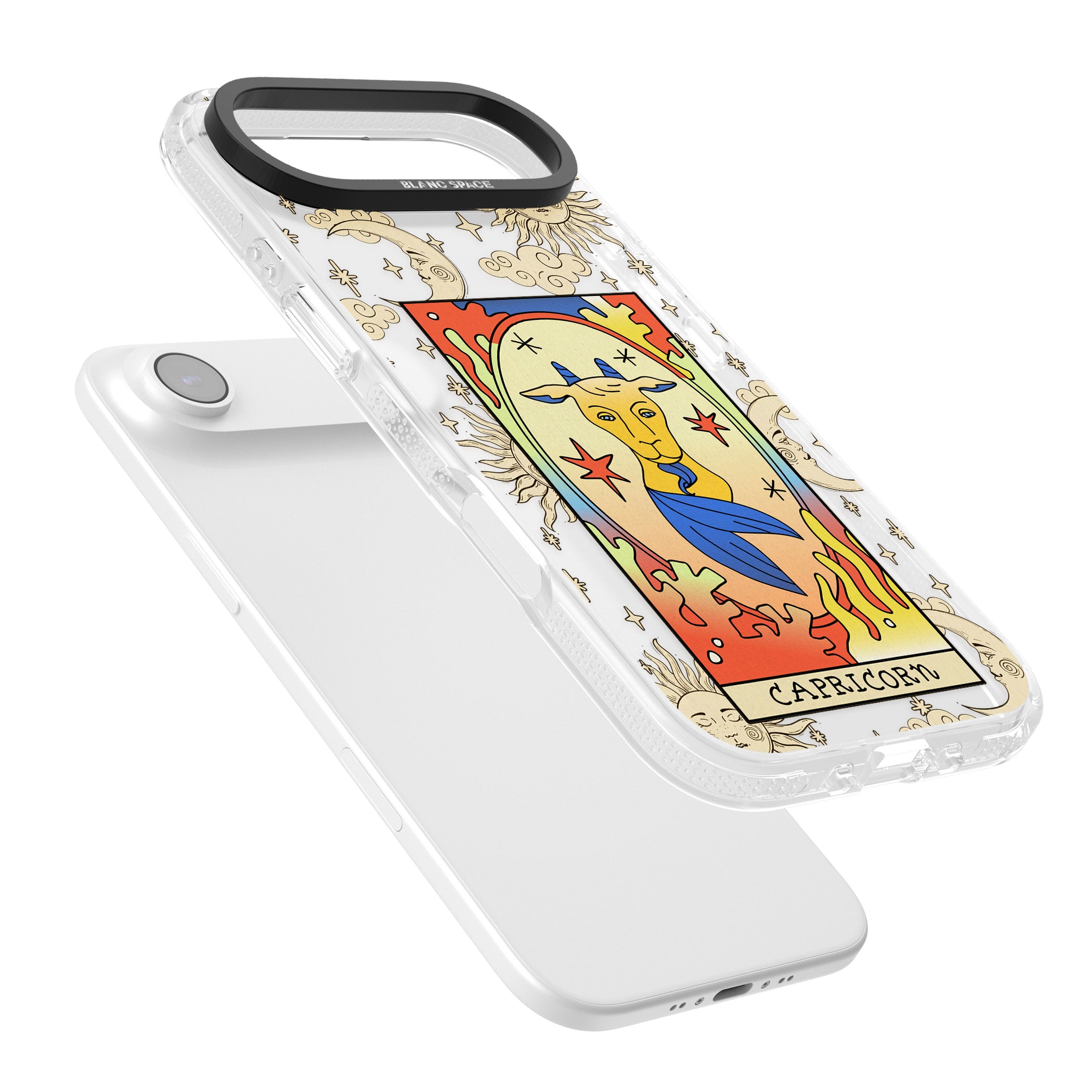 Celestial Zodiac Capricorn iPhone 17 Air Impact Air Clear Phone Case Colours